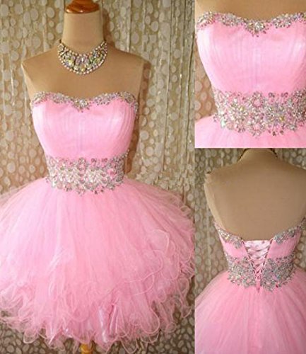 Kivary Beaded Sweetheart Prom Dress for Homecoming & Parties