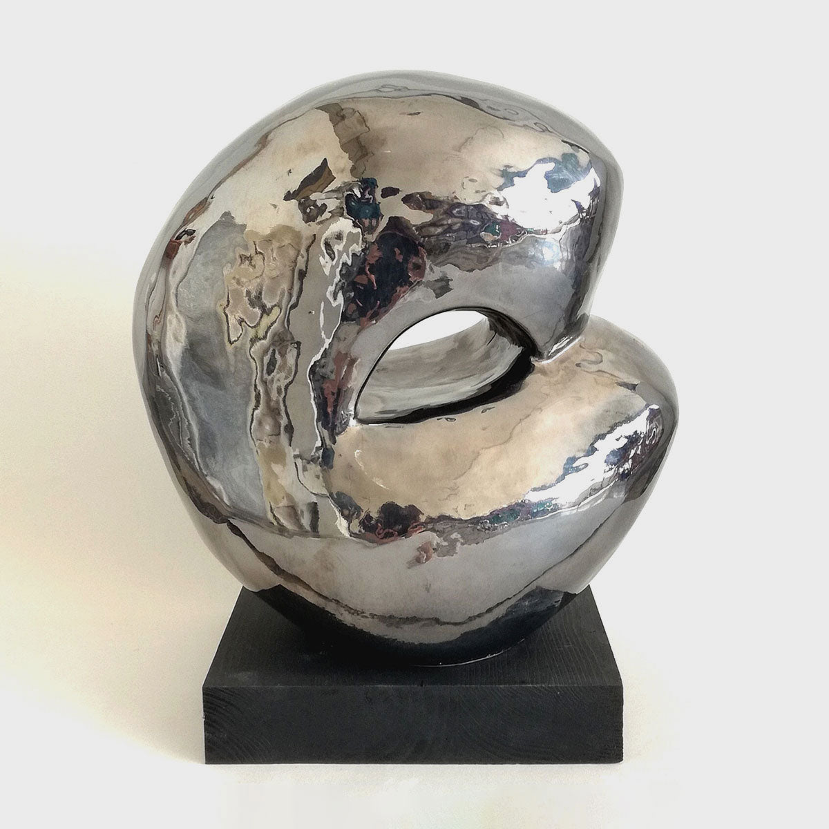 Abbraccio Ceramic Sculpture by Sarandrea Monica - Handmade Art for Home Decor, Gift & Office Display