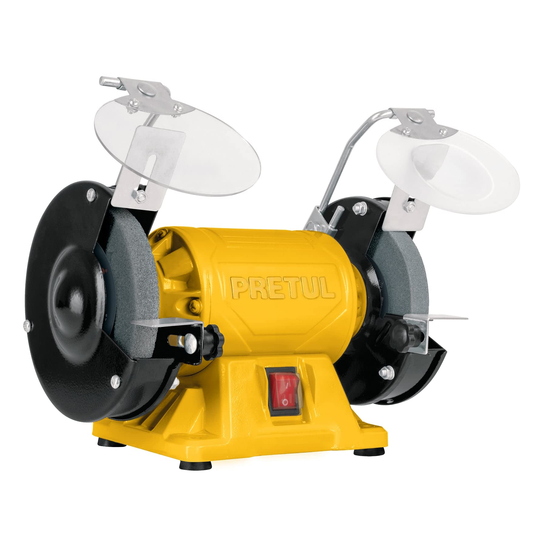 5/6 HP Bench Grinder - Heavy Duty Metal Grinding & Sharpening Tool for Workshop, DIY Projects & Professional Use