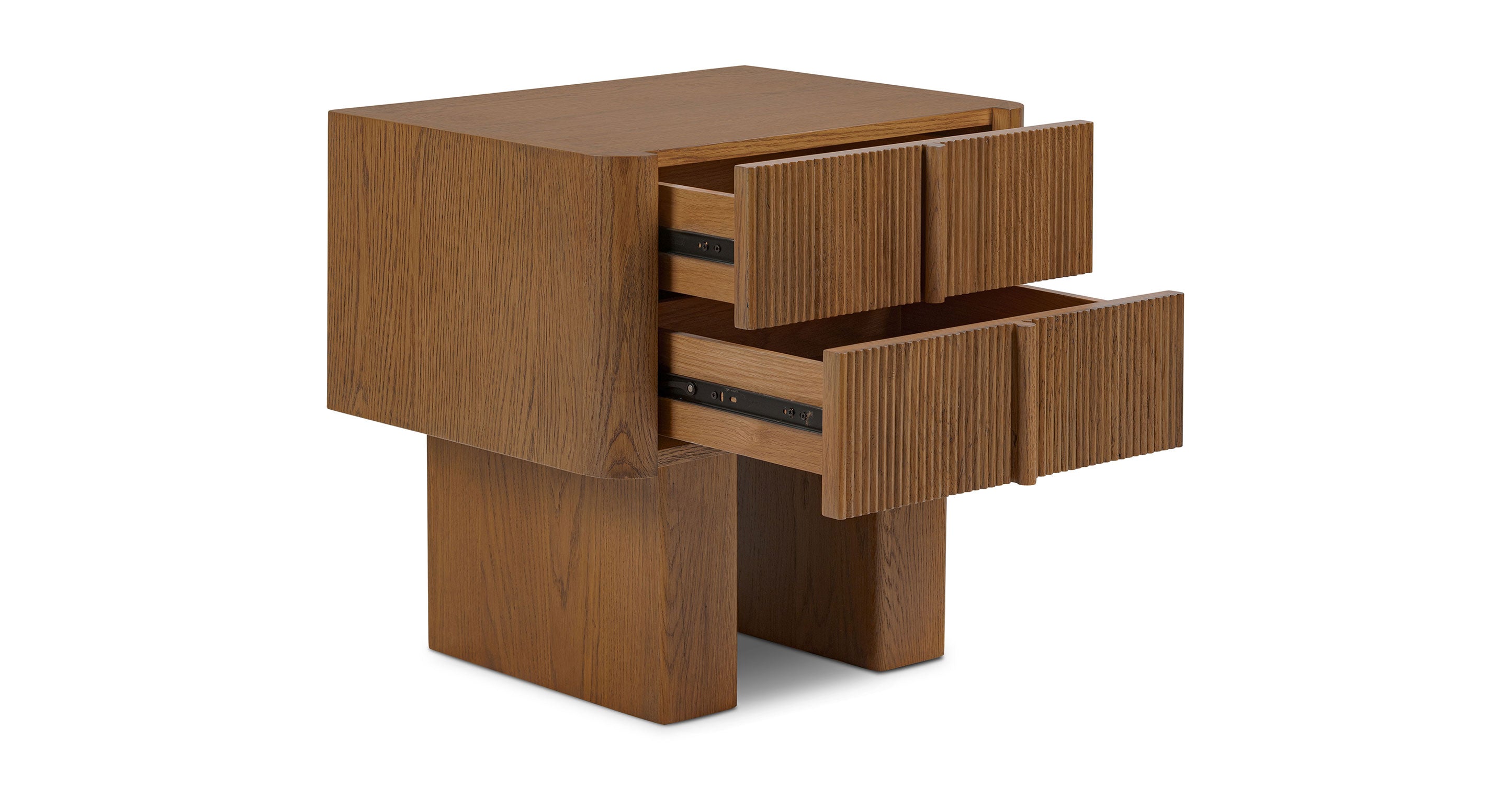 Modern Toledo Nightstand with Drawer - Wooden Bedside Table for Bedroom, Living Room & Office - Stylish Storage Cabinet for Home Decor & Organization