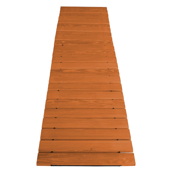 Durable Pressure Treated Wood Walkway Path - Outdoor Garden, Backyard & Deck Pathway for Enhanced Safety & Style