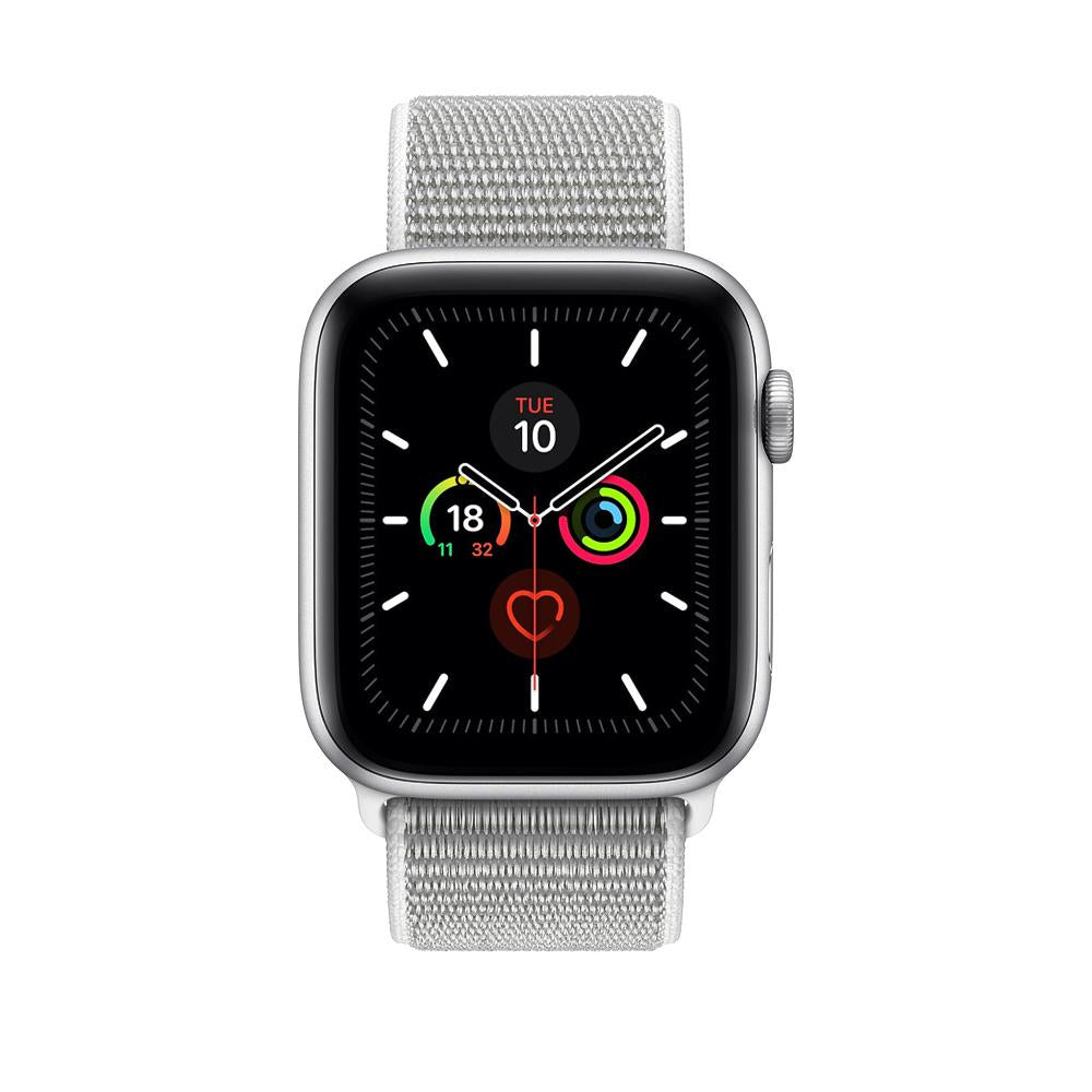 Sport Loop Band for Apple Watch - Soft Nylon Strap, Lightweight & Breathable, Compatible with All Apple Watch Models (Gray) - Perfect for Running, Workouts & Everyday Wear