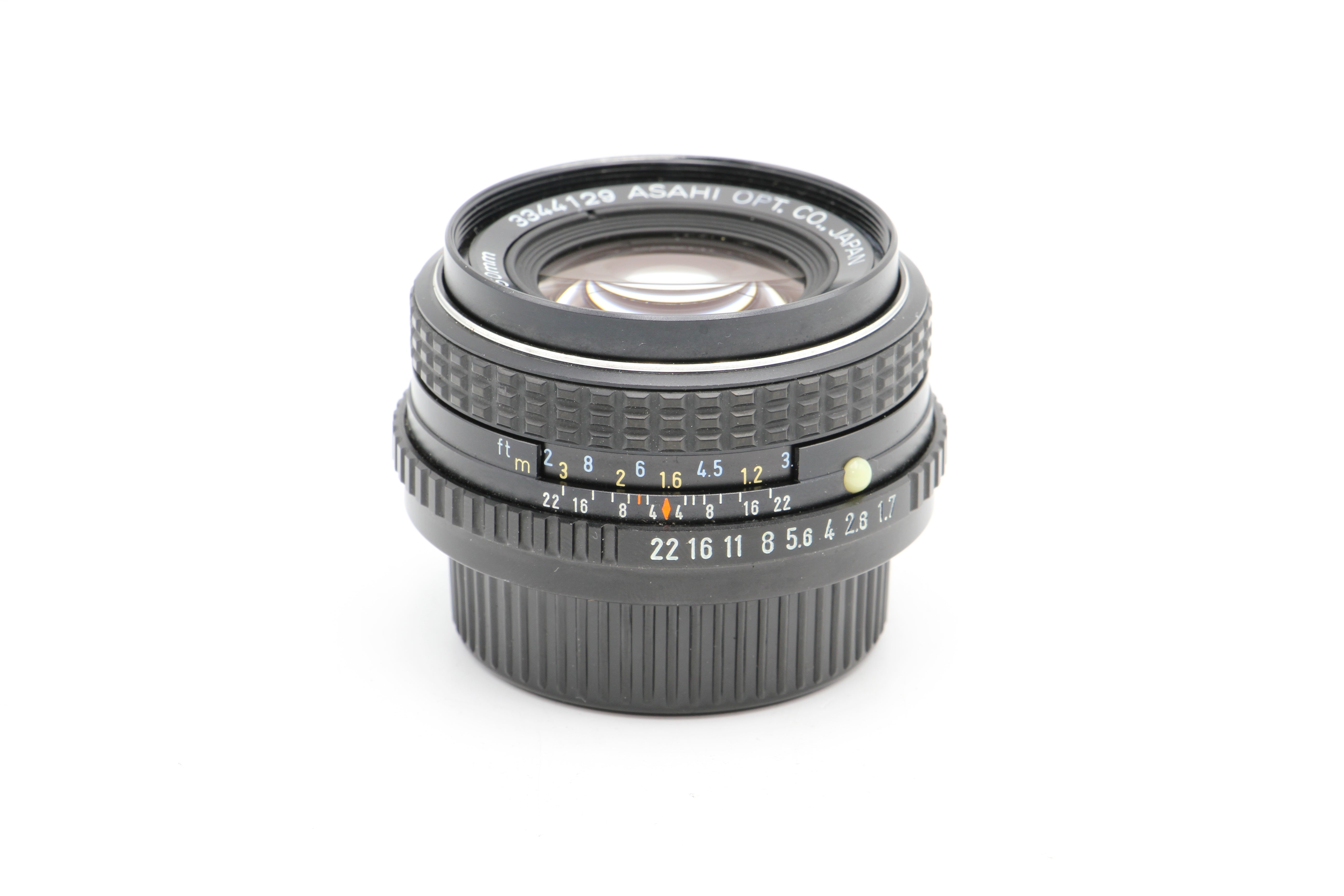 Vintage Pentax SMC M 50mm F1.7 Manual Focus Lens (#3344129CM) - Perfect for Portrait & Street Photography