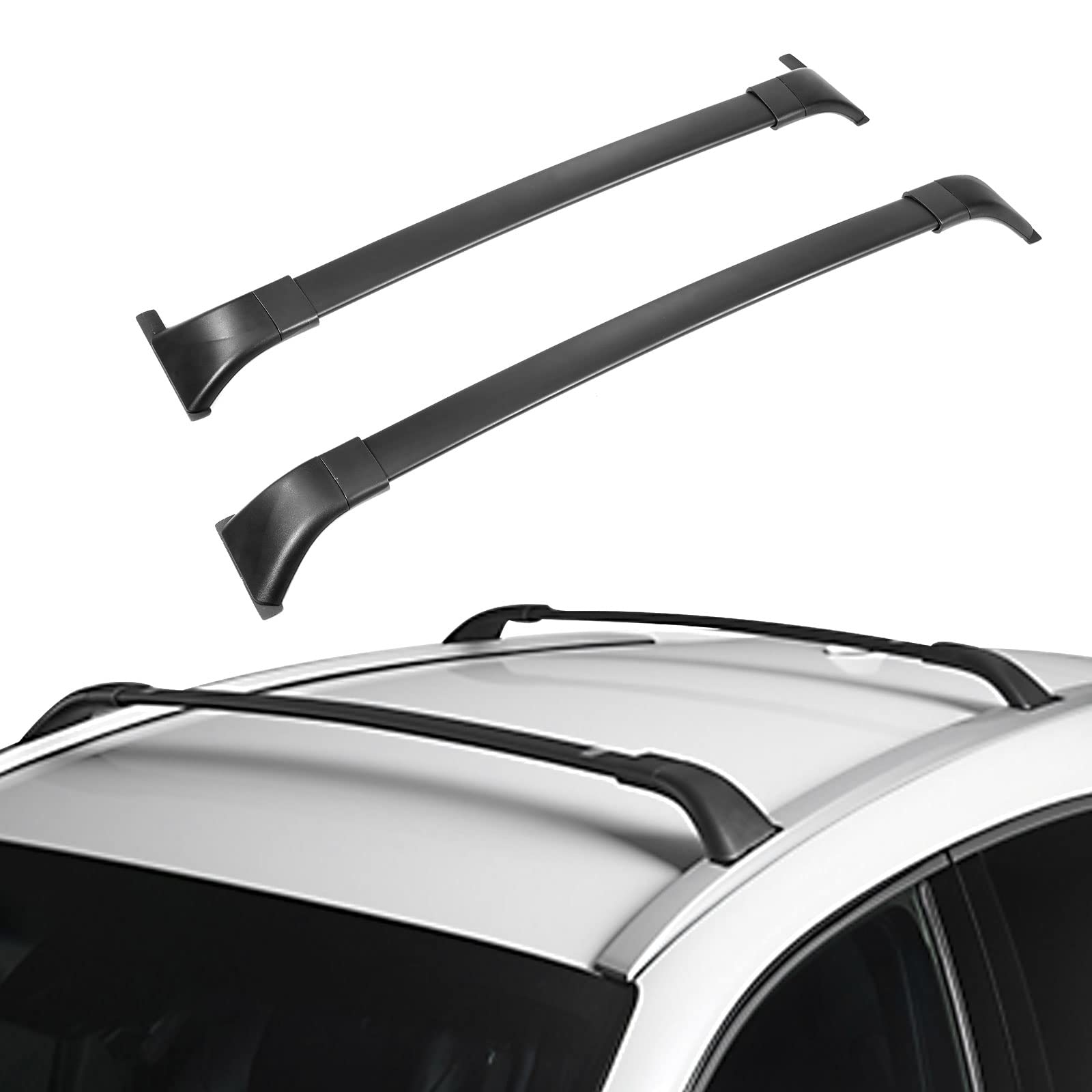 Toyota Venza Roof Rack Cross Bars (2021-2022) - Aluminum Roof Rail Luggage Carrier for Kayak, Bike, Snowboard & Canoe | Perfect for Road Trips & Outdoor Adventures