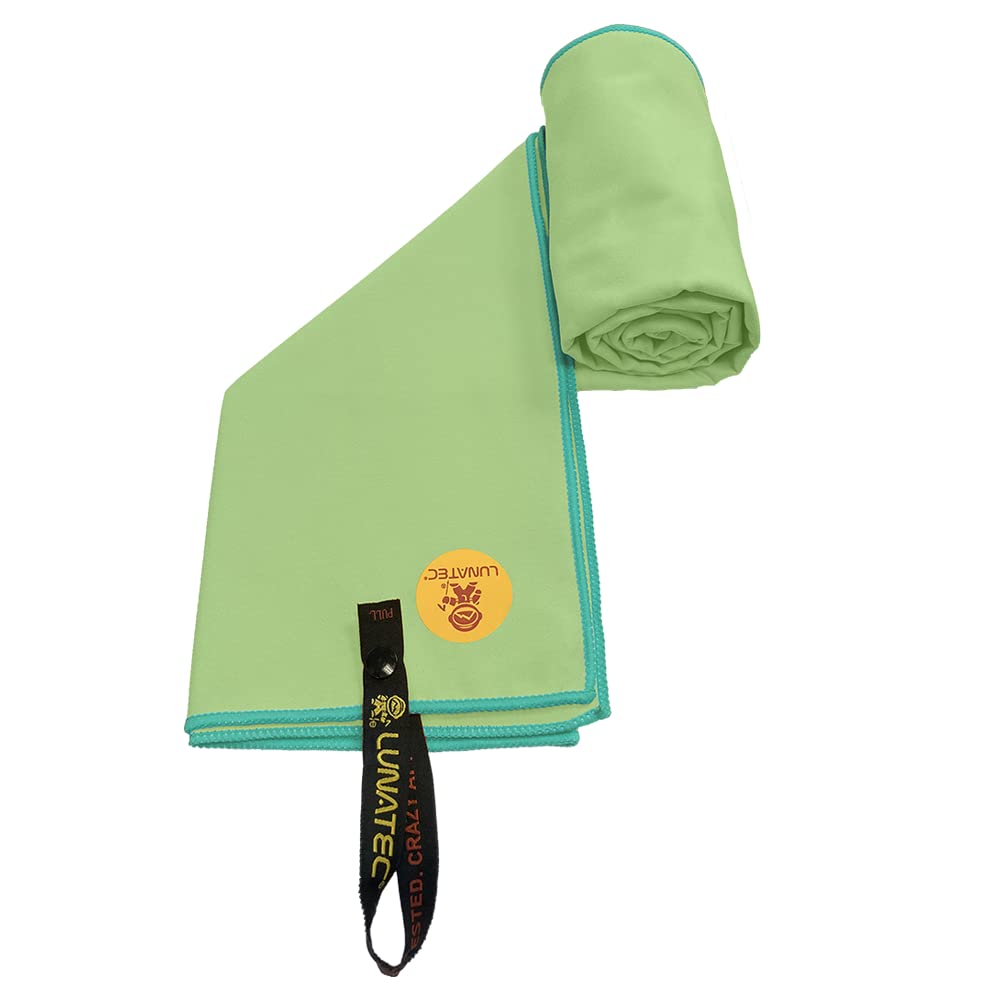 Lunatec Microfiber Travel Towel - Ultra Absorbent Quick Dry Camping & Gym Towel - Body Size for Hiking, Swimming, Yoga and Outdoor Activities