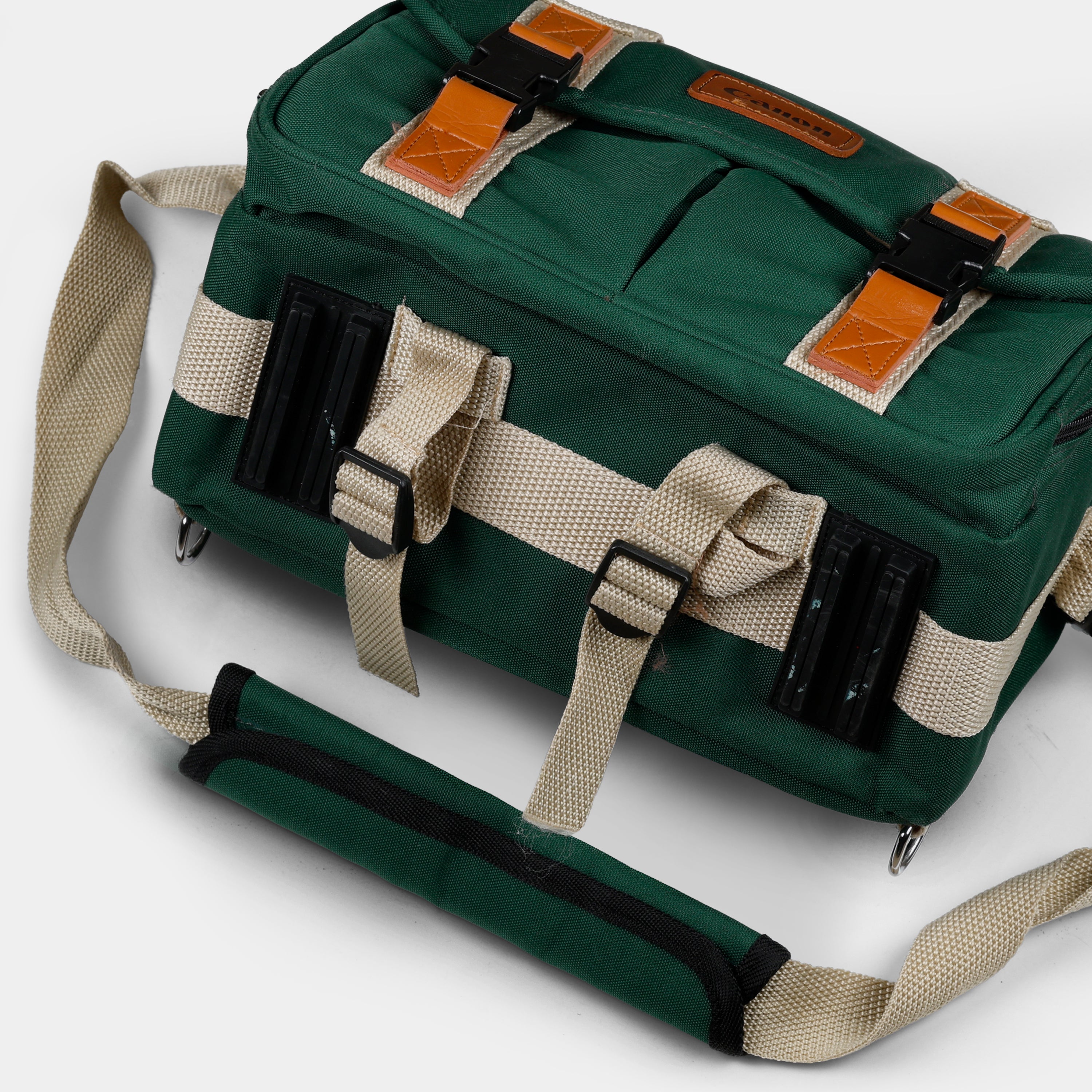 Canon DSLR Camera Bag - Waterproof & Durable Green Camera Case for Travel, Hiking & Outdoor Photography | Compatible with EOS Rebel, 5D, 7D & More