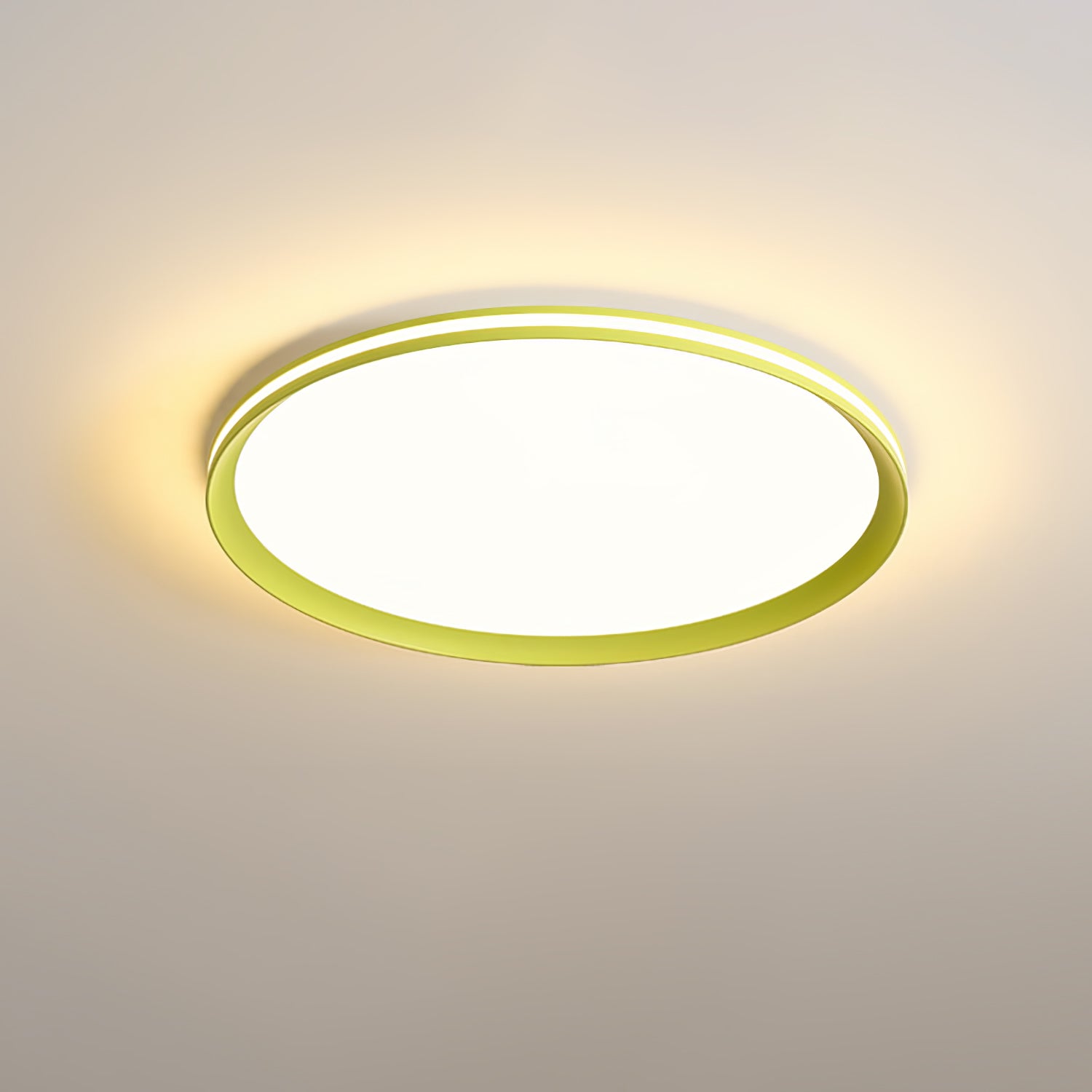Modern Acrylic Circular LED Ceiling Light Fixture - Energy Efficient Dimmable Ambient Lighting for Living Room, Bedroom, Kitchen & Office