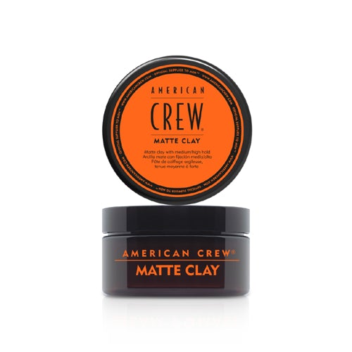 American Crew Matte Clay Hair Styling Product - 3 oz for Men's Textured & Messy Hairstyles - Perfect for Everyday Hold & Natural Look