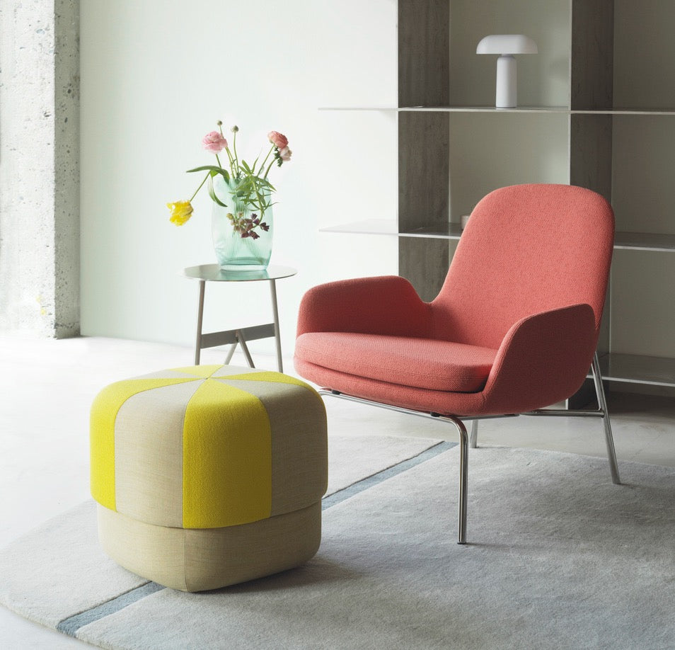 Legal Circus Pouf Duo Ottomans by Normann Copenhagen - Stylish Modern Footstools for Living Room, Bedroom & Lounge Decor