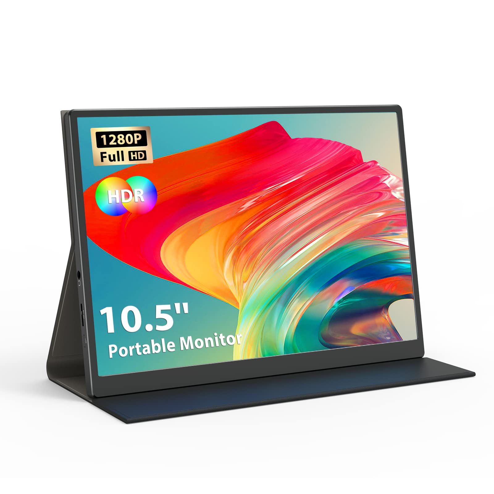 Eyoyo 10.5 Inch Portable Monitor - 1920x1280 HDR IPS Display with 100% sRGB - USB-C External Second Screen for Laptop, PC, PS4, Xbox & Mobile Devices | Perfect for Work, Gaming & Travel