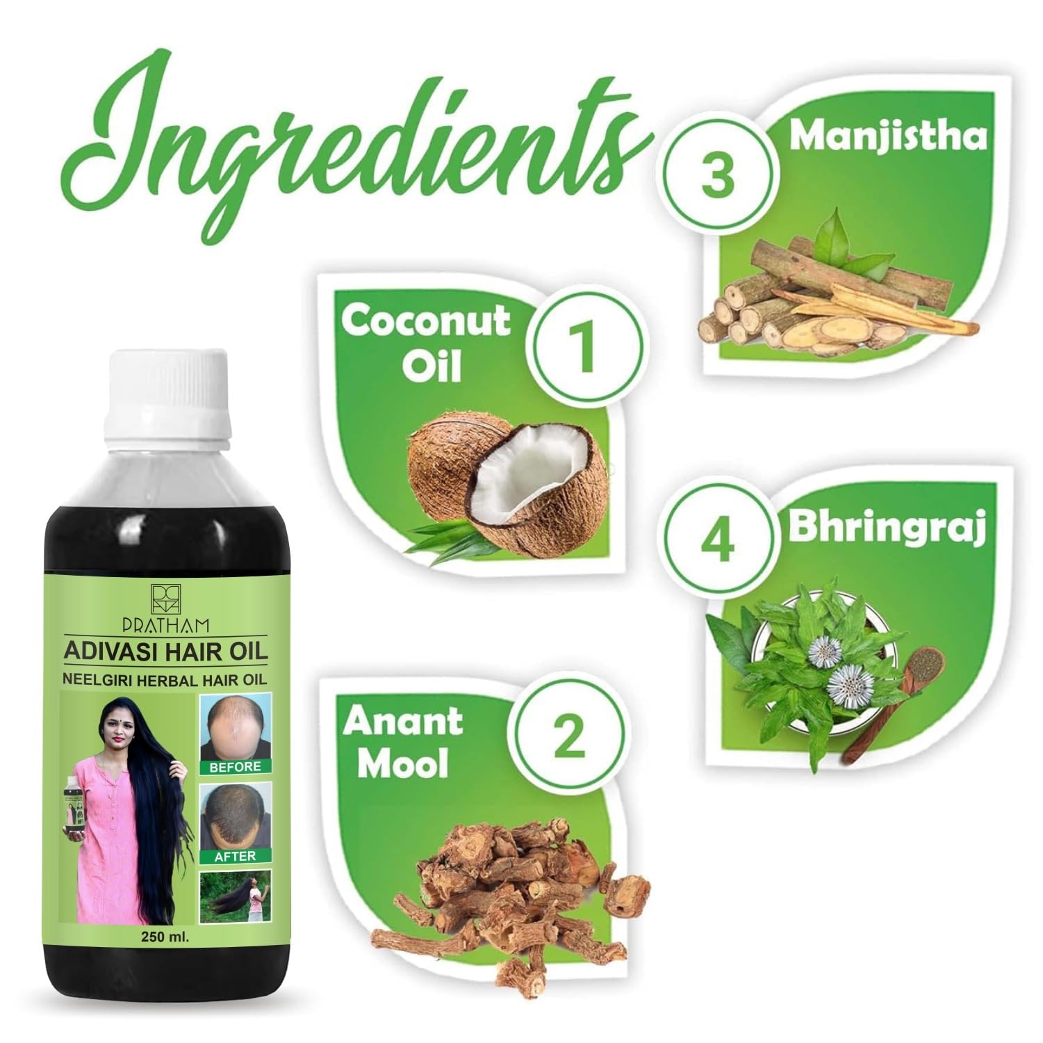 **Adivasi Original Neelambari & Nilgiri Herbal Hair Oil for Hair Fall Control - 250ml (Pack of 1) | Natural Ayurvedic Remedy for Stronger, Healthier Hair | Perfect for Daily Hair Care & Scalp Nourishment**