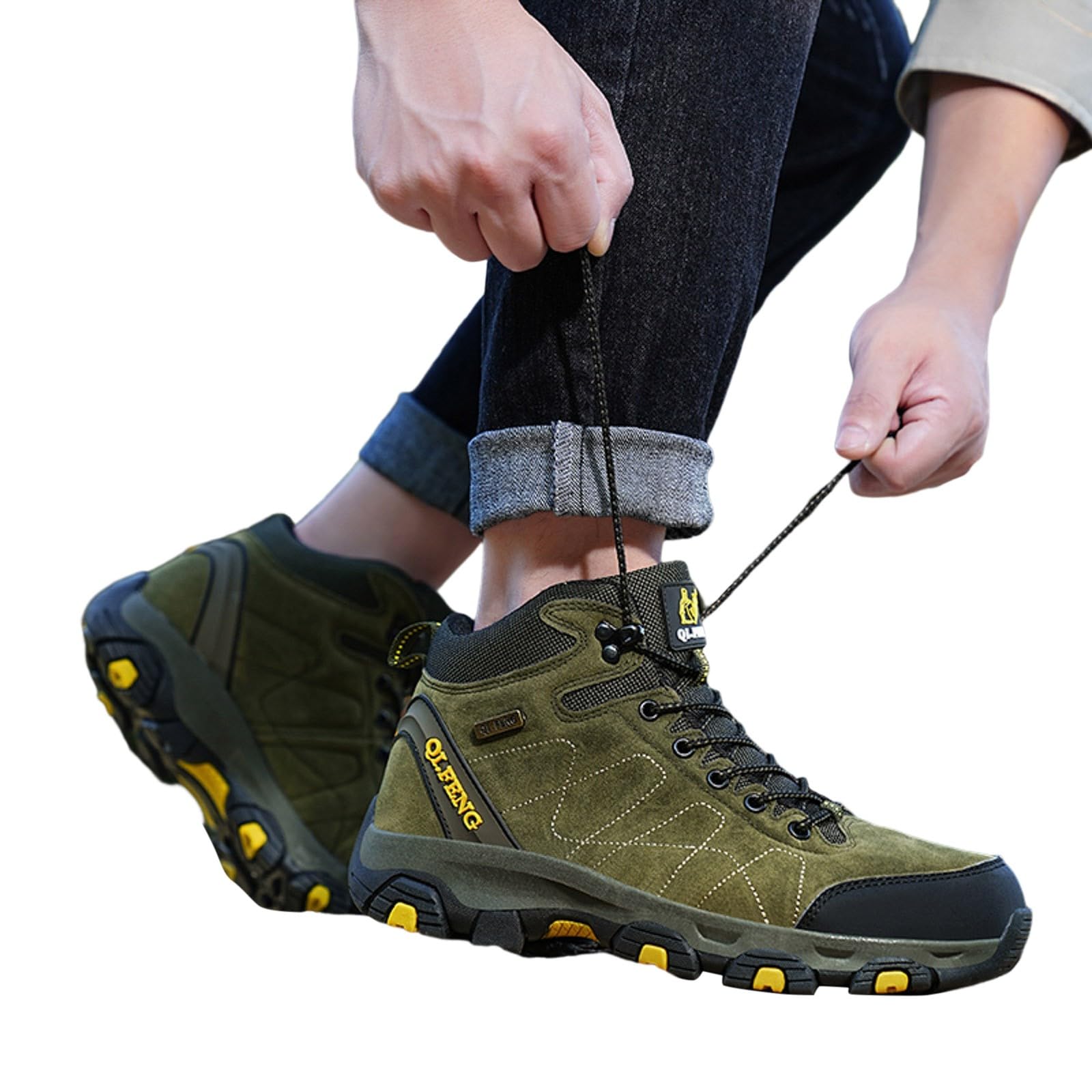 Viunychn Women's Hiking Shoes - Non-Slip Mountain Trekking Shoes with Arch Support & Cushioning - All-Season Outdoor Sports Shoes for Hiking, Camping & Trail Running (Autumn/Winter Edition)