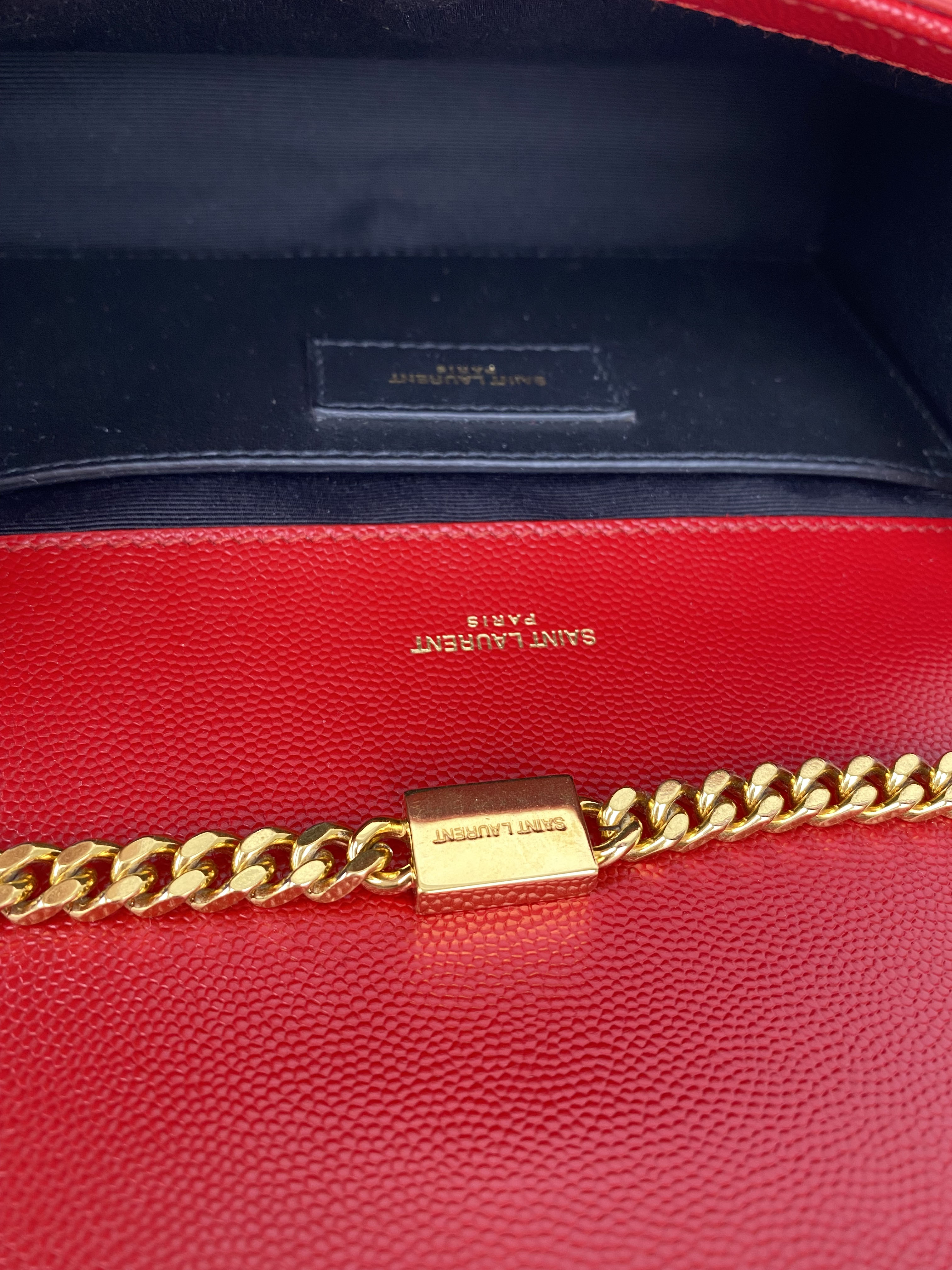 Saint Laurent Small Red Kate Bag - Luxury Crossbody Handbag for Women | Perfect for Evening Parties, Date Nights & Special Occasions