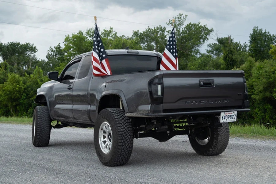 2016-2023 Toyota Tacoma Oracle Flush Mount LED Tail Lights - Smoked Lens, Sequential Turn Signal, Waterproof for Off-Road & Daily Driving