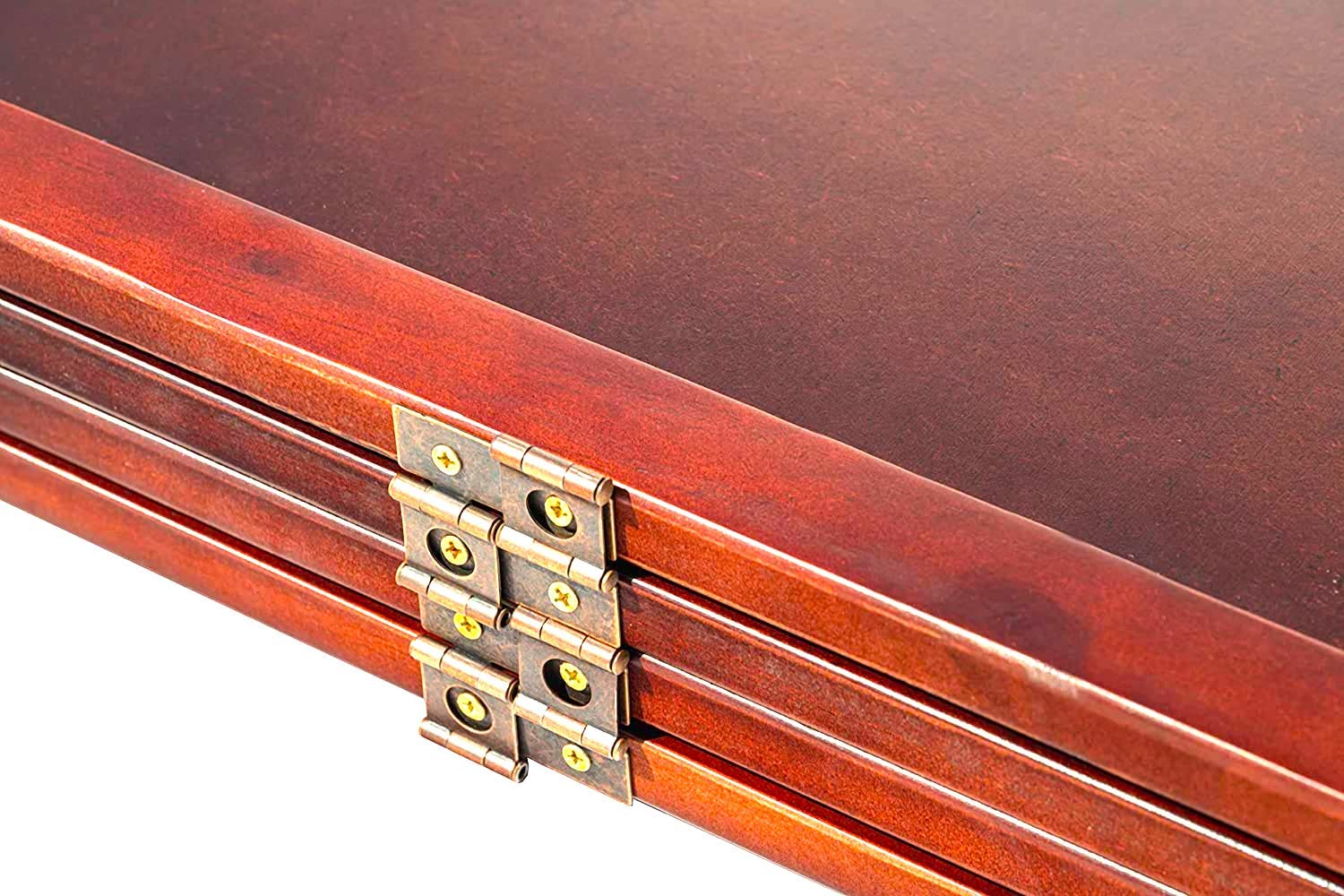 Legacy Decor 4-Panel Wooden Room Divider Privacy Screen - 5.6 Feet Tall, Walnut Finish - Perfect for Home Office, Living Room, and Outdoor Patio Partition