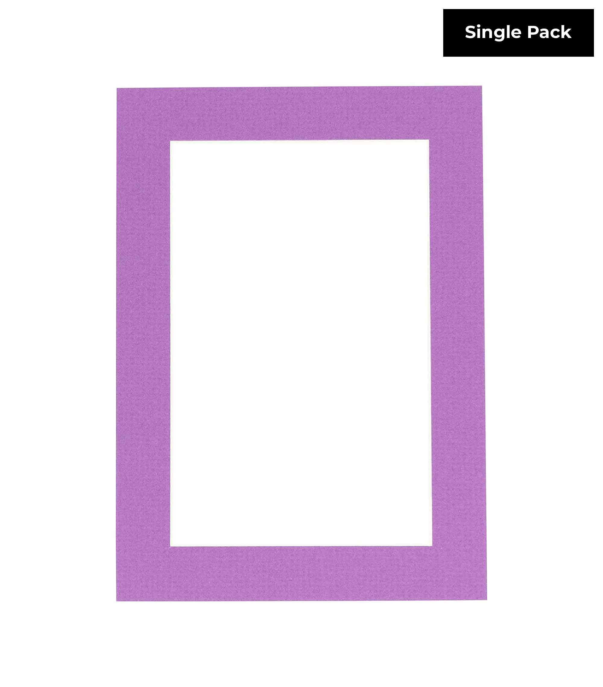 27x40 Acid-Free Dark Purple Bevel Cut Mat Board for 24x36 Photos - 4-Ply Archival Quality with Backing Board & Self-Seal Crystal Clear Bag - Perfect for Picture Framing, Art Displays, and Professional Photography Presentations