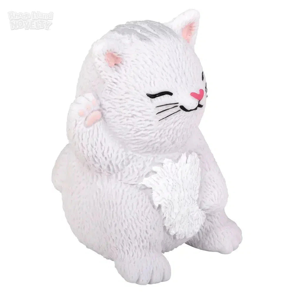 3 Pack Squish and Stretch Cat Toys - Soft Stress Relief Fidget Toys for Kids & Adults - Perfect for Anxiety Relief, Office Desk, and Home Relaxation