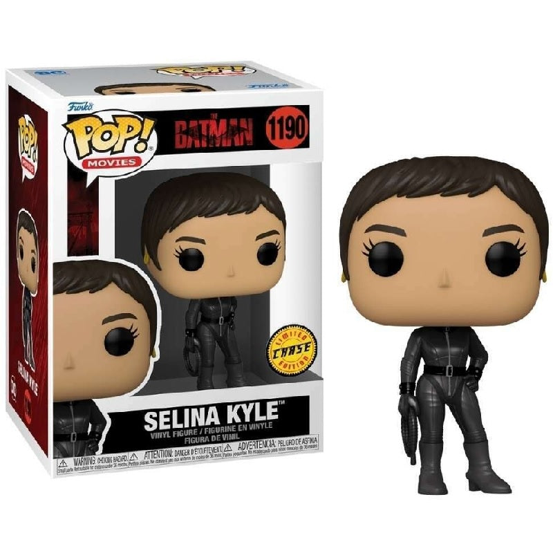 DC Heroes The Batman Movie Pop! Vinyl Figure - Selina Kyle Unmasked Chase Edition #1190 | Collectible Action Figure for Movie Fans & DC Comics Collectors | Perfect for Display, Gifts & Pop Culture Enthusiasts