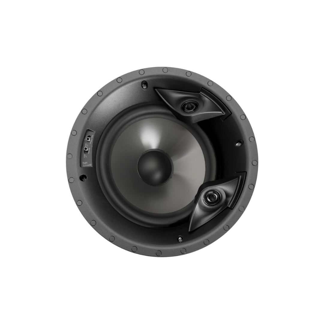 Polk Audio 80 F/X LS Vanishing Series In-Ceiling Speakers (Pair) - Premium Home Theater & Surround Sound System for Living Room, Bedroom, and Office
