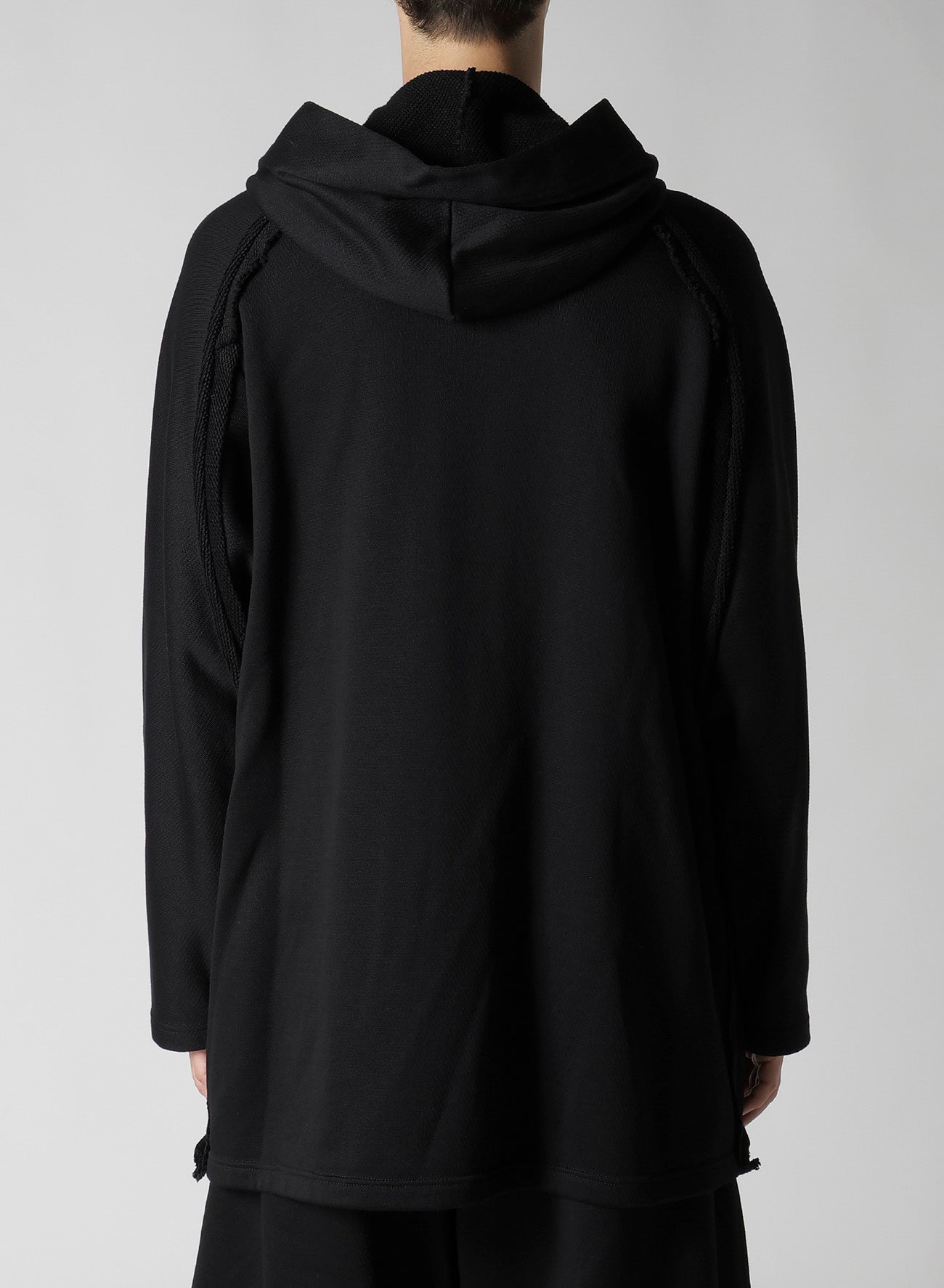 COTTON SMITH POCKET DETAIL UNBALANCED HOODIE - Men's Casual Pullover Sweatshirt with Asymmetrical Design | Perfect for Streetwear, Lounge & Everyday Comfort