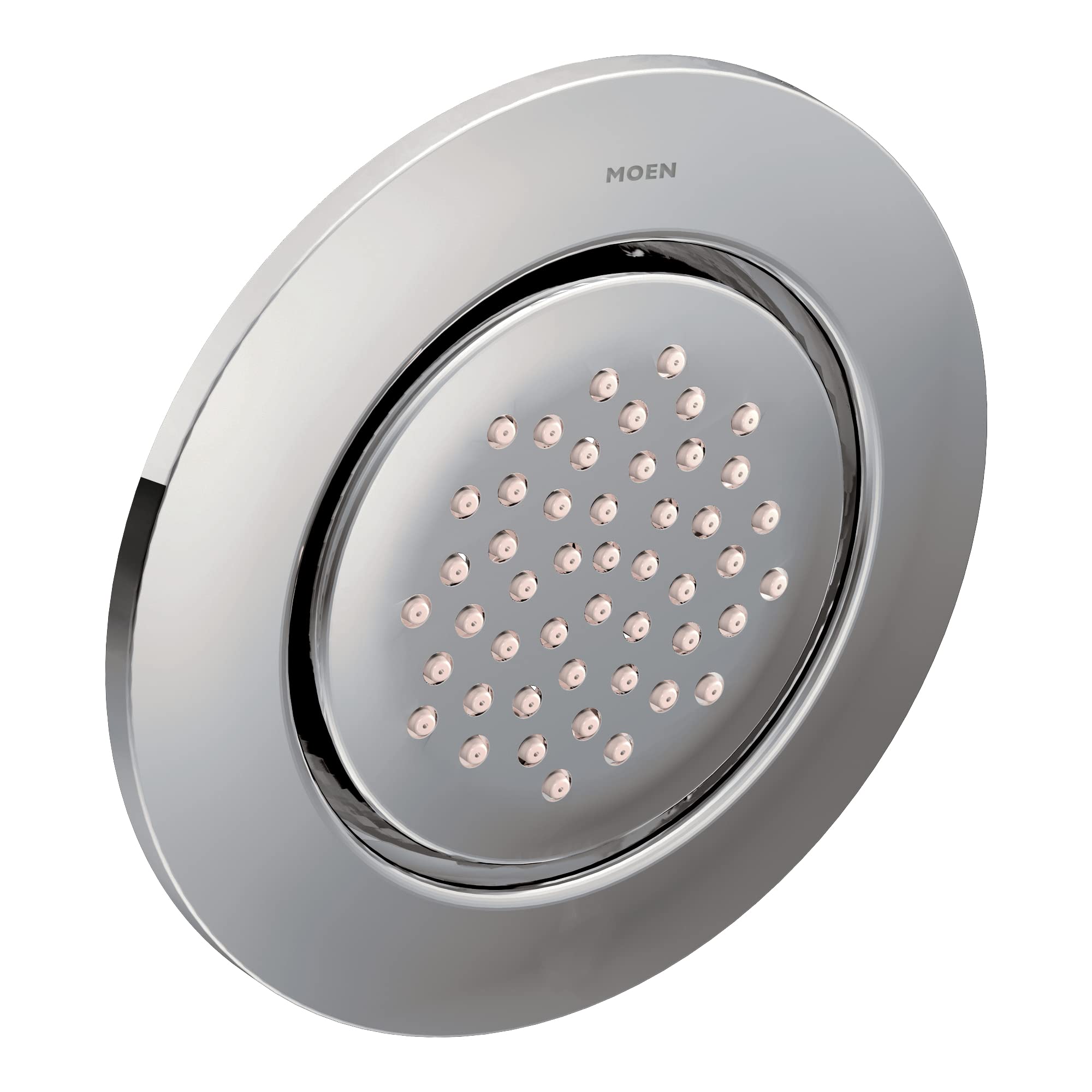 Moen TS1322 Chrome Mosaic Round Single-Function Wall Mount Shower Body Spray with Hydro Jet - Perfect for Shower Massage & Spa Relaxation in Bathroom, Valve Required