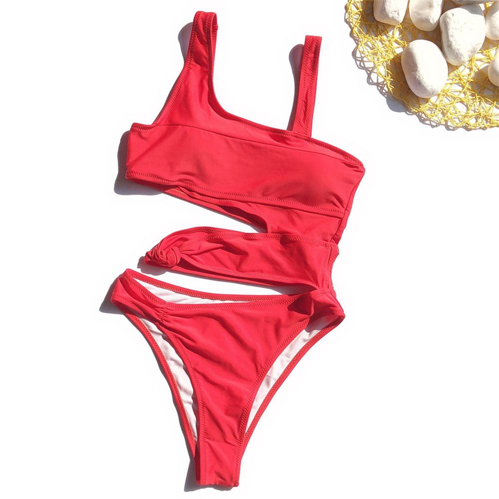 8 Colors Sexy Tie Dye One Piece Swimsuit for Women - High Cut Bathing Suit with Irregular Design (V1683) | Perfect for Beach Vacations, Pool Parties & Summer Getaways