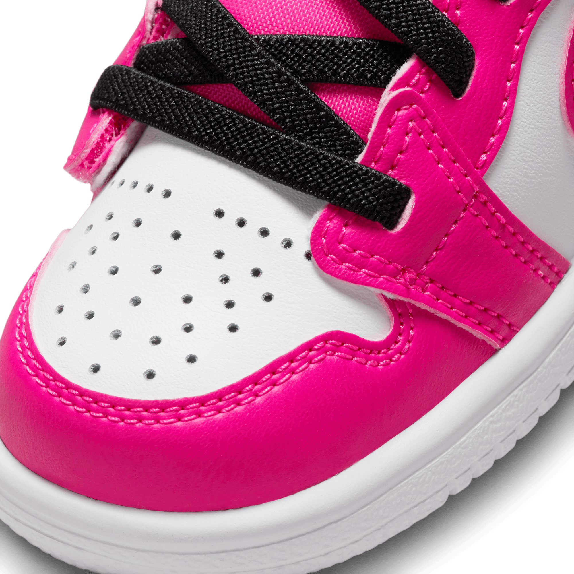 AIR JORDAN 1 LOW (TD) FIERCE PINK - Kids' Basketball Shoes for Boys & Girls - Perfect for Sports, Casual Wear & Sneaker Collection