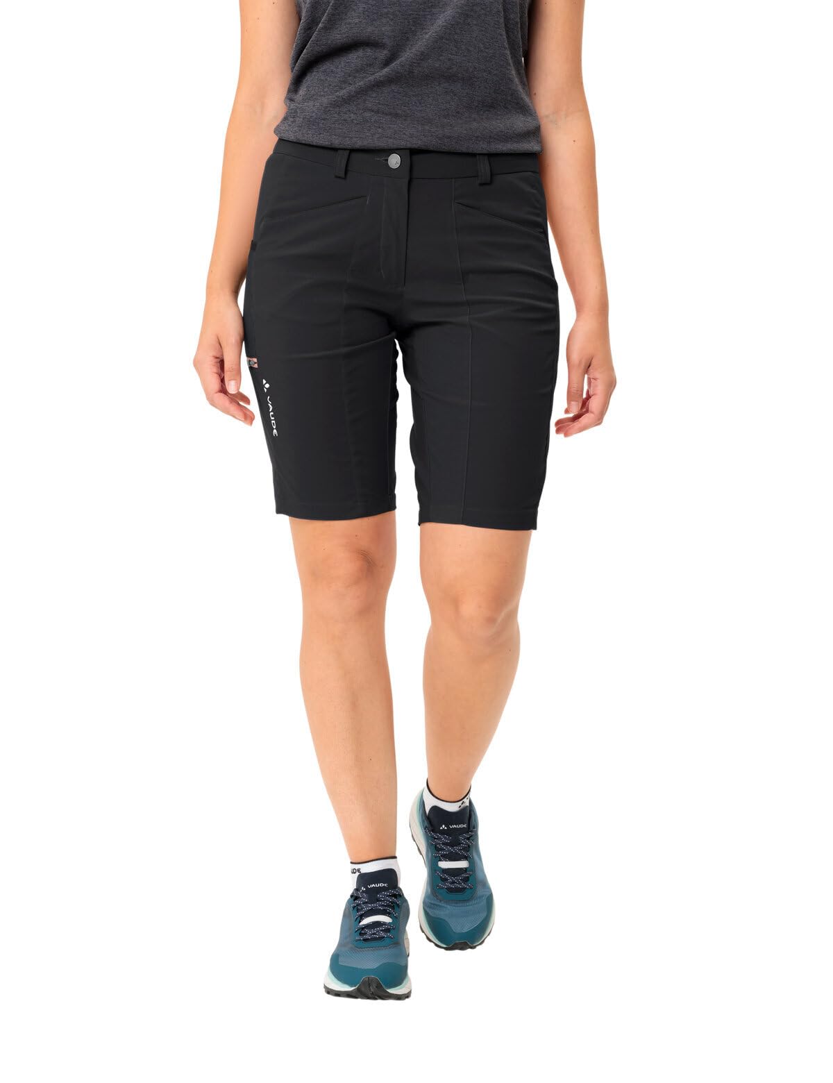 VAUDE Women's Elope Bermuda Shorts - Comfortable Hiking & Travel Shorts for Outdoor Adventures
