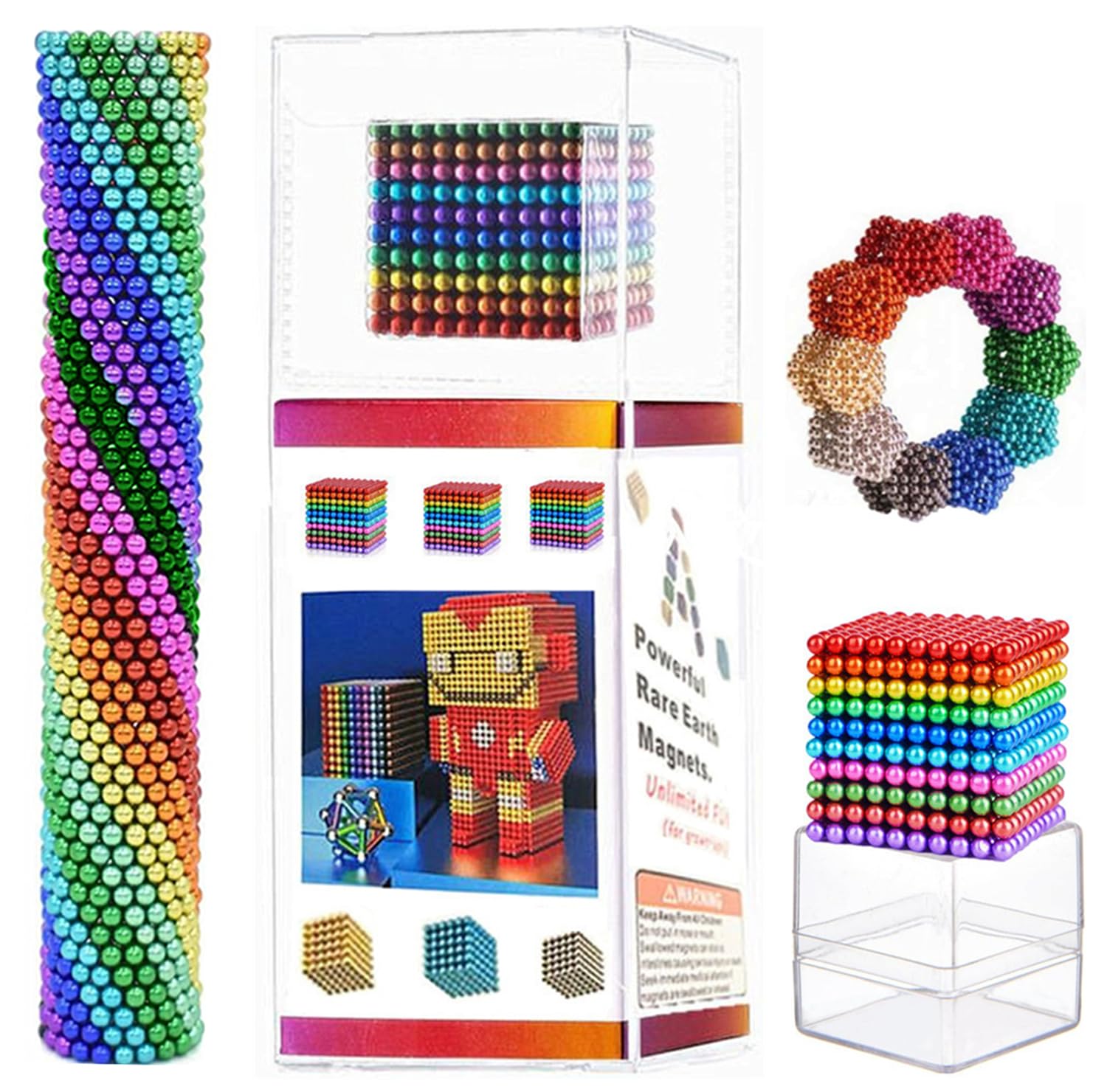 1000-Piece Multicolor Travel Block Building Toys for Adults - Stress Relief & Creativity Boosting Office Desk Toy - Perfect for Home, Office, and Travel Entertainment