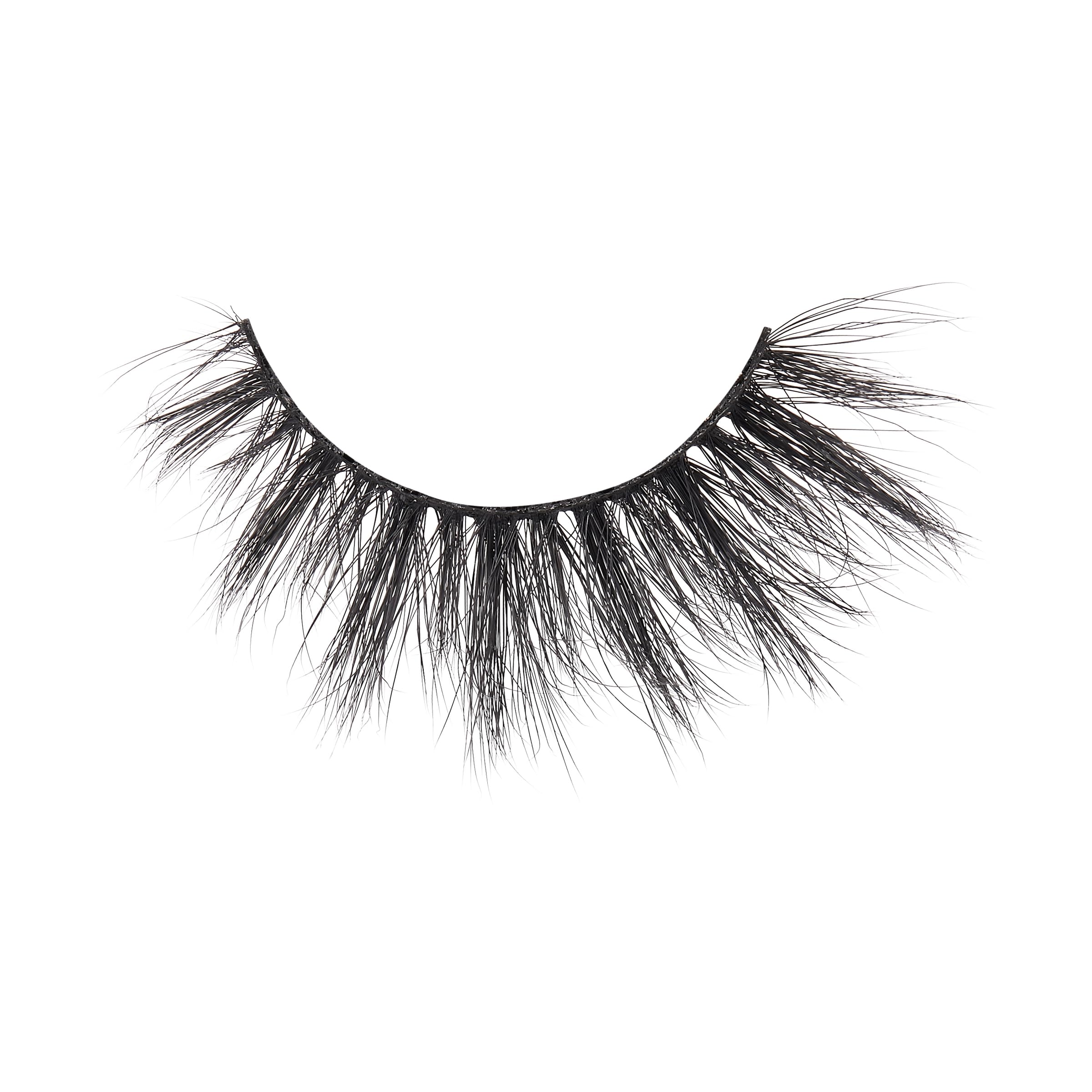 KISS Lash Couture Masterpiece Fake Eyelashes - Style 02 Haute Couture, Hand Woven Faux Mink Synthetic Lashes, Reusable & Natural Looking - Perfect for Parties, Weddings & Special Occasions