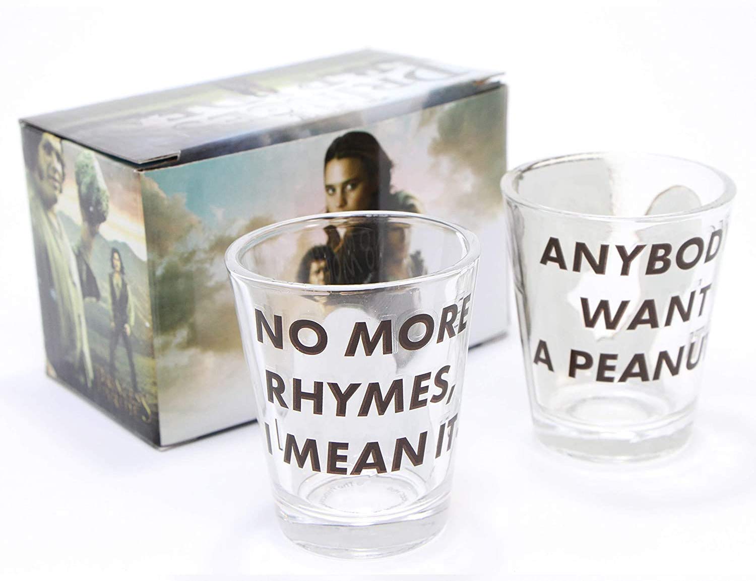 The Princess Bride Shot Glasses Set of 2 - Loot Crate Exclusive Collectible Drinking Glasses for Movie Fans, Gifts & Cocktail Parties