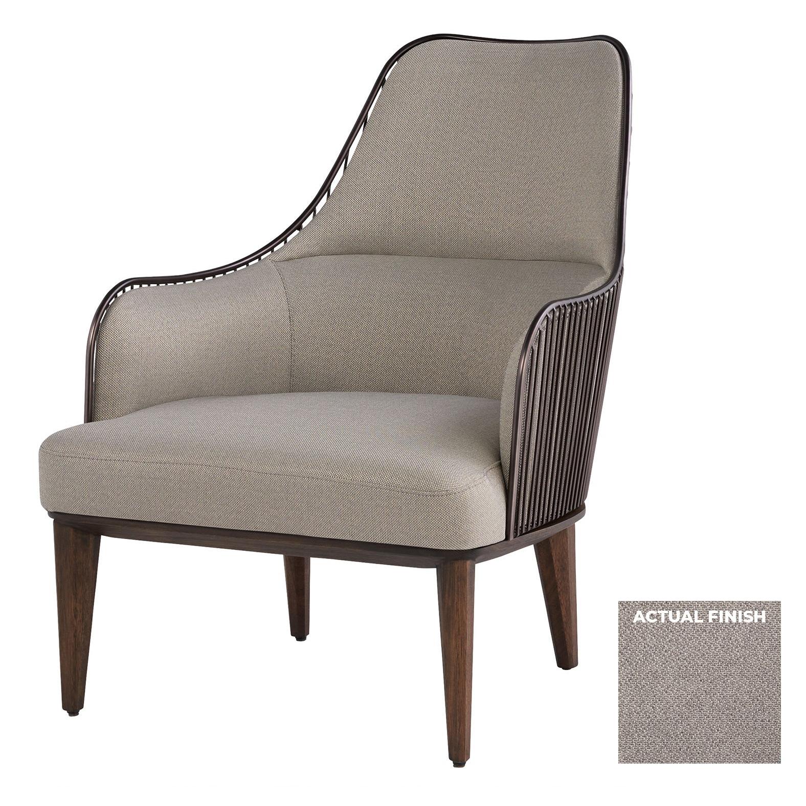 Cyan Design 11787 Ayla Chair F 13226 - Medium Grey Tweed Upholstered Accent Chair for Living Room, Bedroom & Office Decor