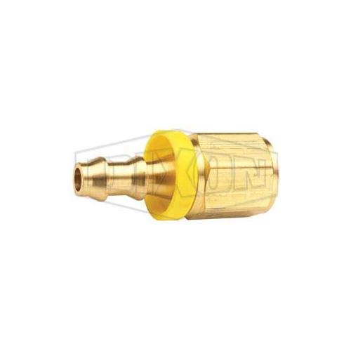 Dixon Valve 2740604C Brass Push-On Hose Barb Fitting - Pack of 65 Pieces for Plumbing, Irrigation & Industrial Applications