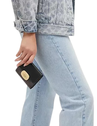 Coach Eliza Small Wallet in Signature Canvas - Stylish & Compact Women's Wallet for Everyday Use, Travel & Gifting