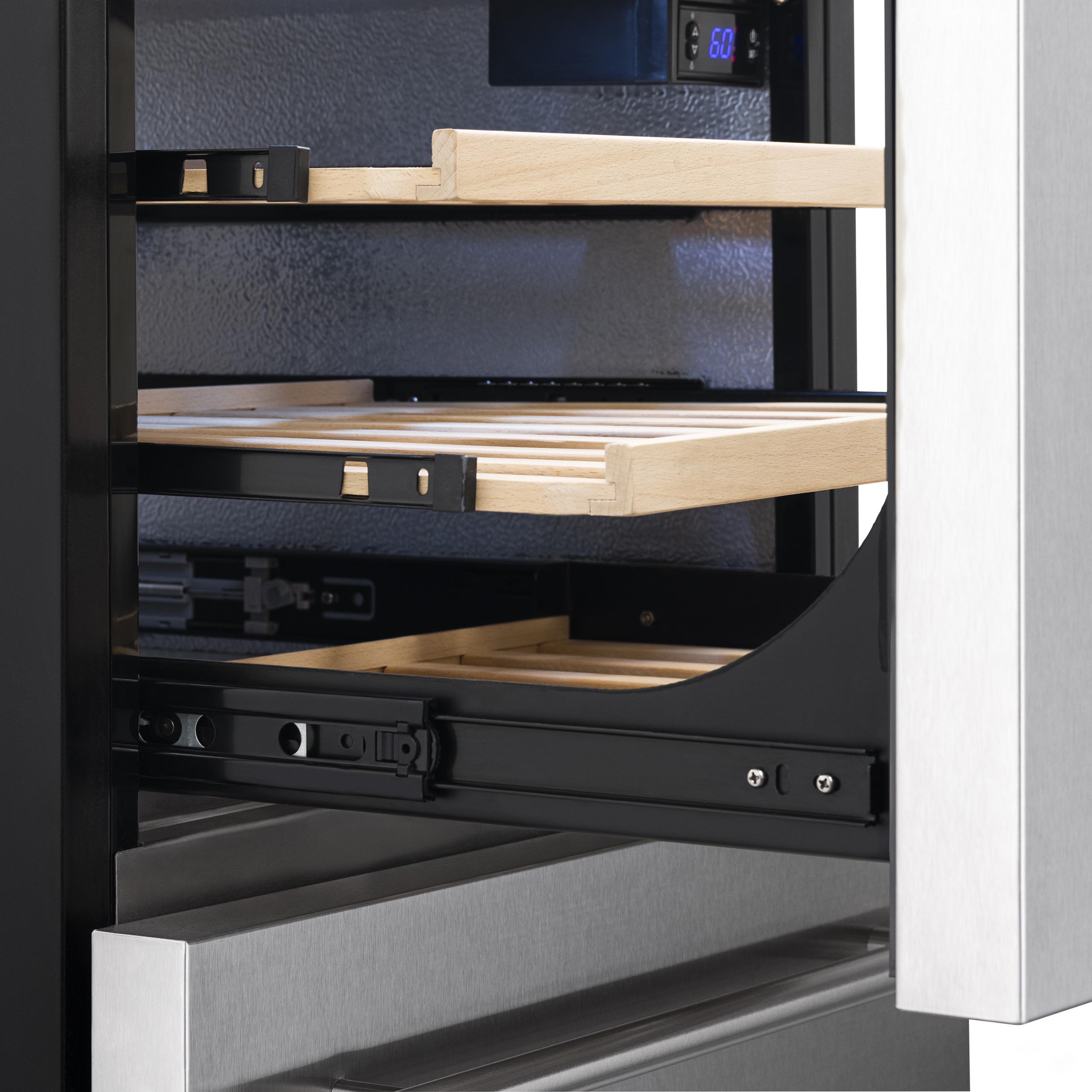 Newair® 80 Can 20 Bottle Built-In Beverage Cooler Refrigerator - Indoor/Outdoor Freestanding Mini Fridge for Beer, Wine & Soda - Perfect for Home Bar, Kitchen, Garage or Outdoor Entertaining
