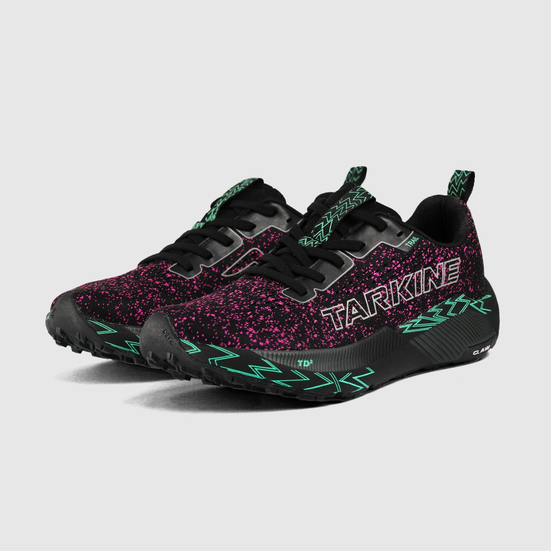 RE RUN Men's Tarkine Trail Devil 2 Hiking Shoes - Eco-Friendly Outdoor Performance Trail Running Shoes for Men - Perfect for Mountain Trekking & Backpacking Adventures