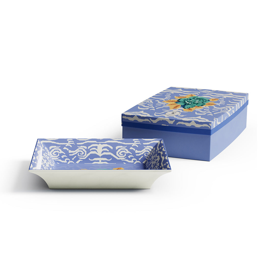 Handcrafted Indian Tiger Trinket Tray - Pervinch Jewelry Organizer for Rings, Earrings & Small Accessories | Perfect for Vanity, Dresser & Travel