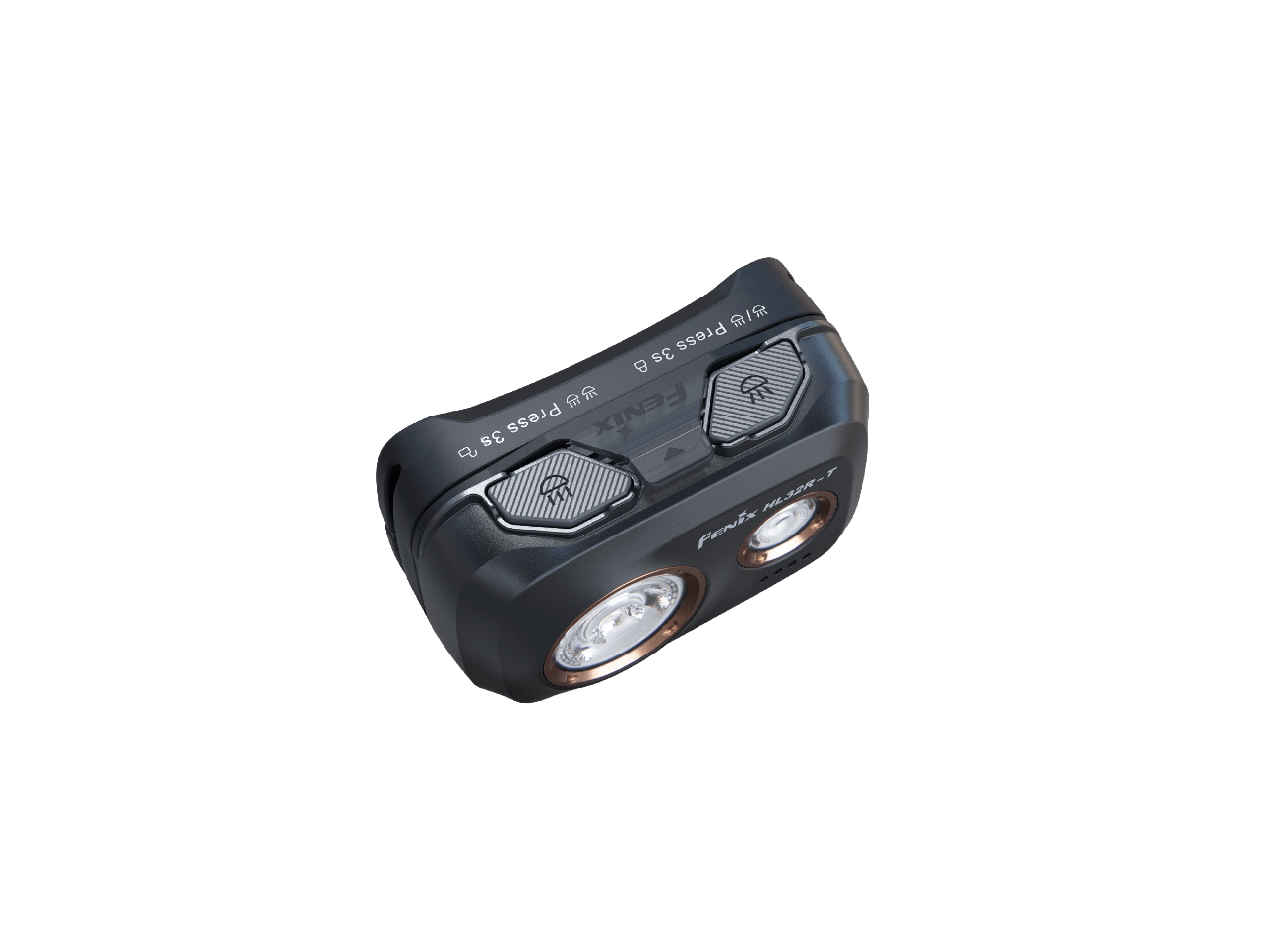 Fenix HL32R-T 800 Lumens Rechargeable LED Headlamp for Trail Running, Hiking & Camping - Waterproof Headlight with Adjustable Headband for Outdoor Adventures