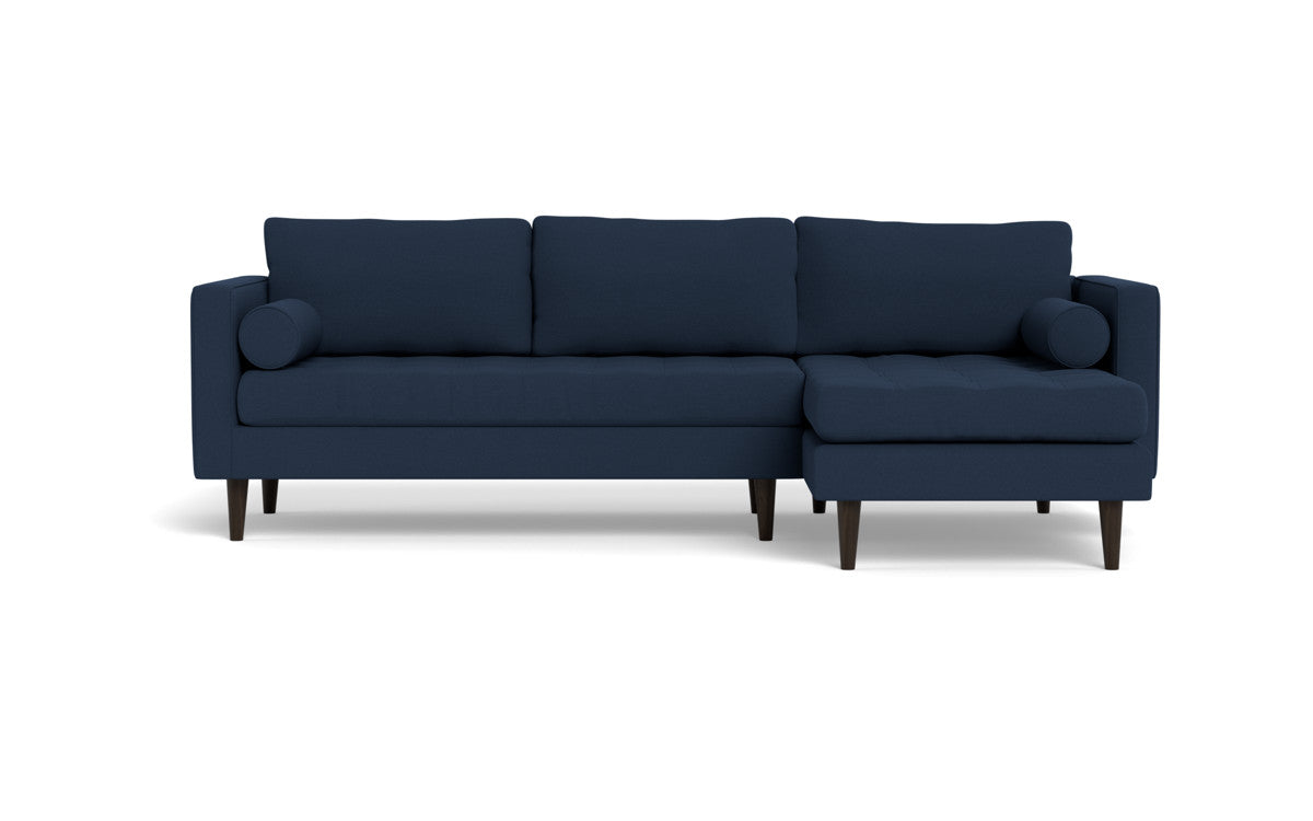 Ladybird 102 Right Chaise Sectional Sofa - Modern L-Shaped Couch with Chaise Lounge for Living Room, Family Room & Apartment - Comfortable Fabric Upholstery, Sturdy Frame - Perfect for Small Spaces & Home Decor