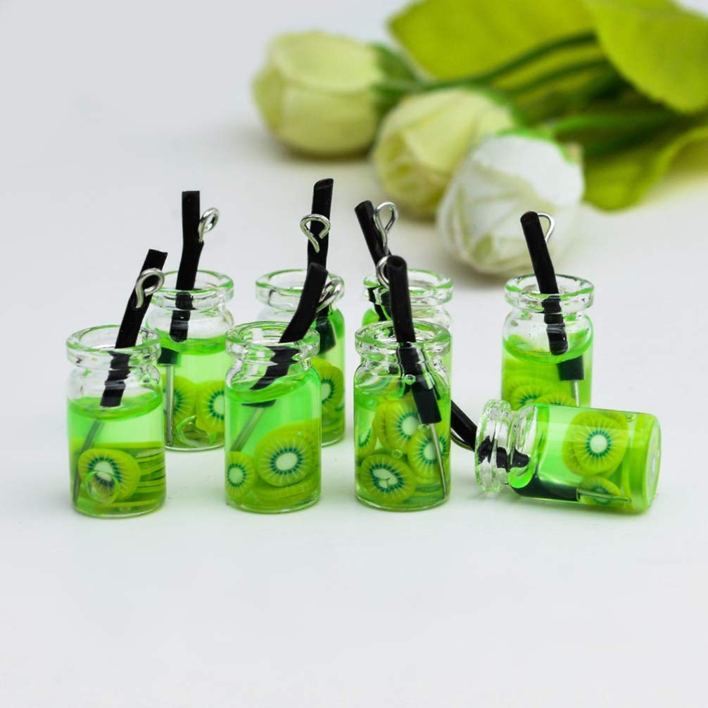 EXCEART Milk Tea Charms Pendant - Fun & Educational Jewelry for Kids to Boost Creativity & Learning | Perfect for Playtime, Dress-Up & Cognitive Development
