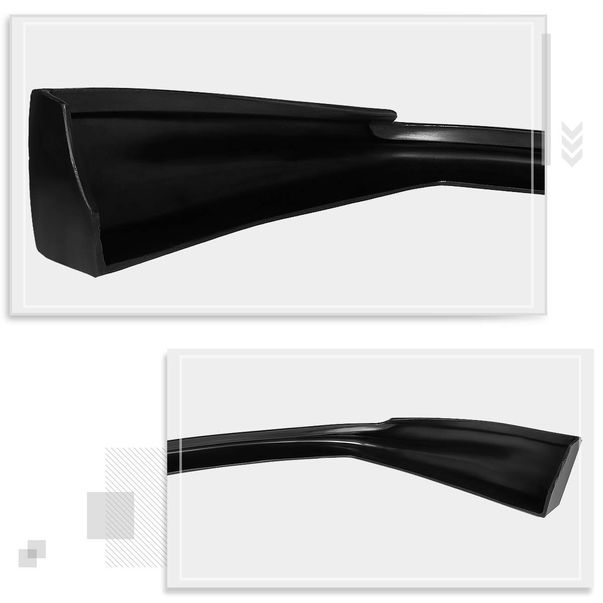ABS Front Bumper Lip Spoiler for 11-14 Dodge Charger - Sporty Style Upgrade