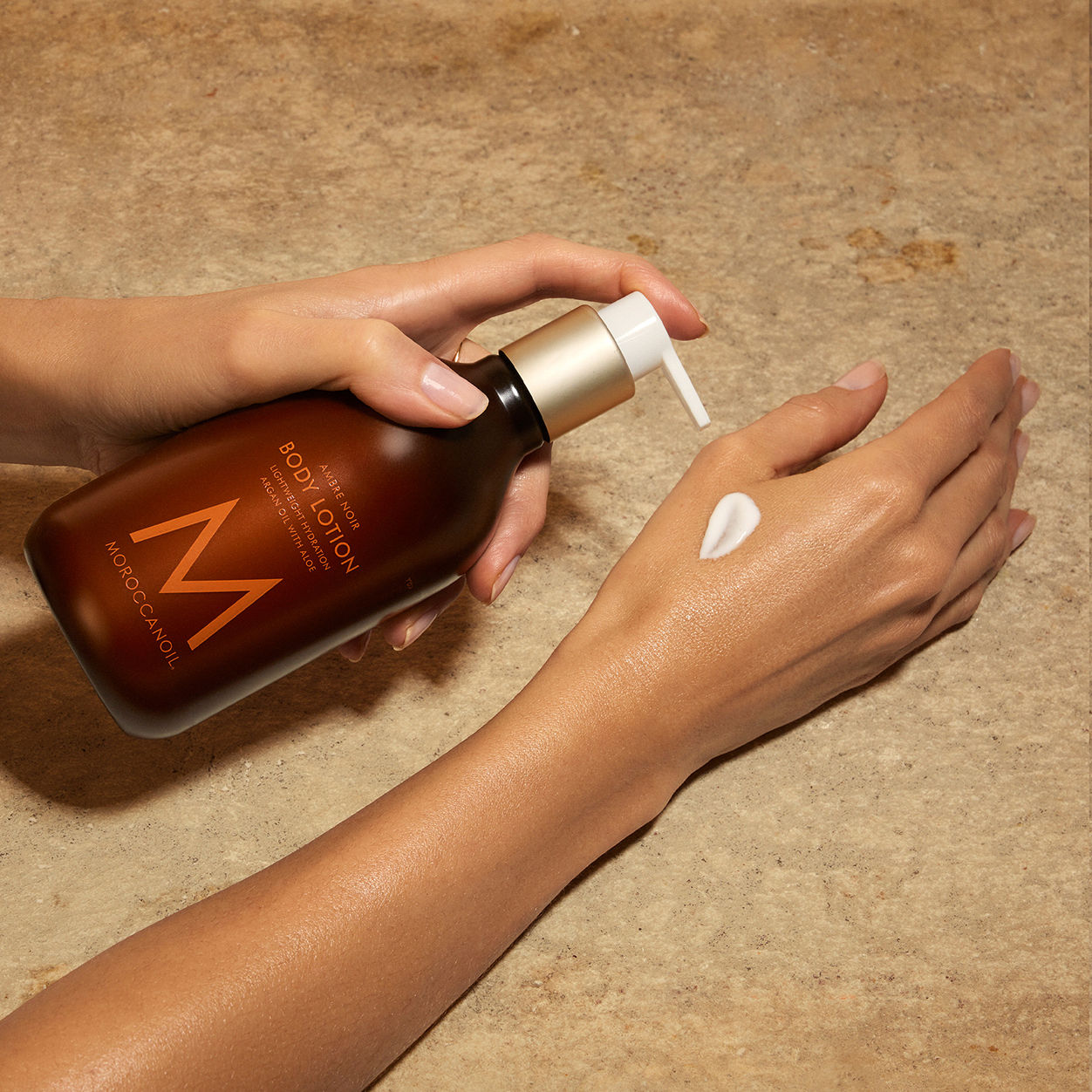 Ambre Noir Body Lotion - Moisturizing & Nourishing Dry Skin Care - Perfect for Daily Hydration & Nighttime Relaxation
