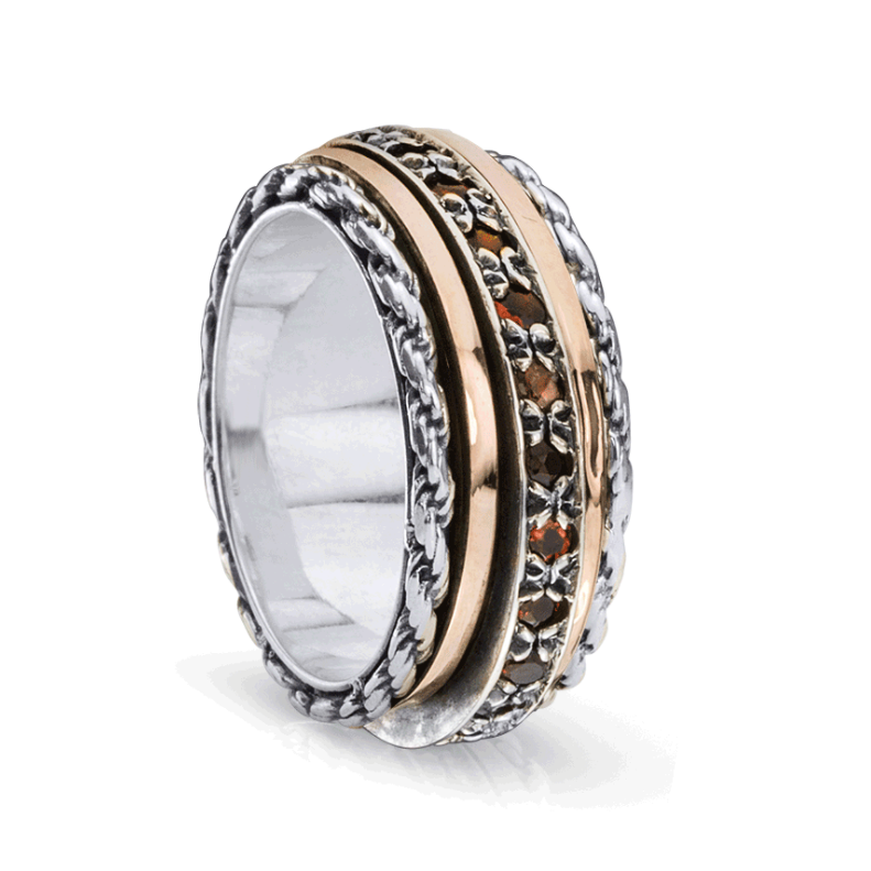 Endless Ring for Women - Stainless Steel Minimalist Stackable Ring Set - Perfect for Everyday Wear, Layering & Gift Giving