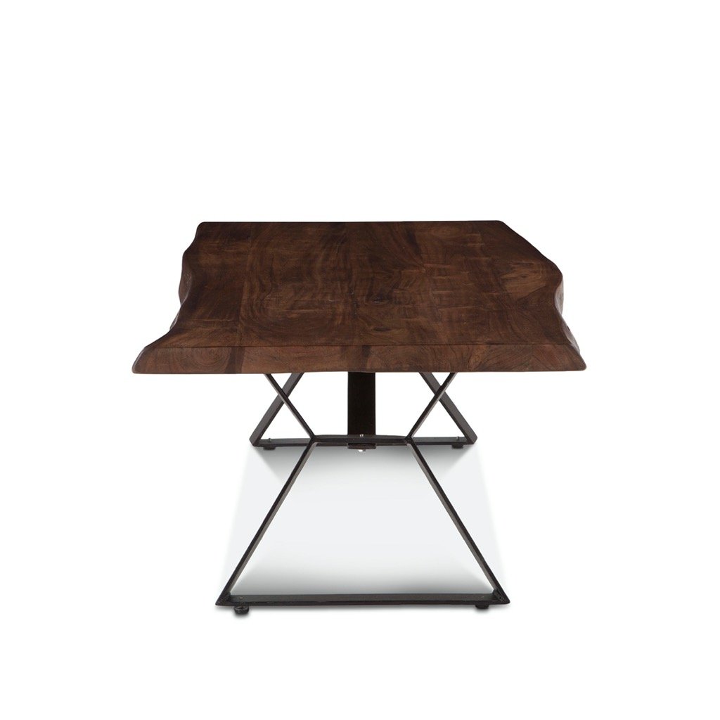 Modern London Loft Style Coffee Table - Industrial Chic Living Room Centerpiece for Small Spaces & Apartments | Perfect for Home Decor, Entertaining Guests & Relaxing with Coffee