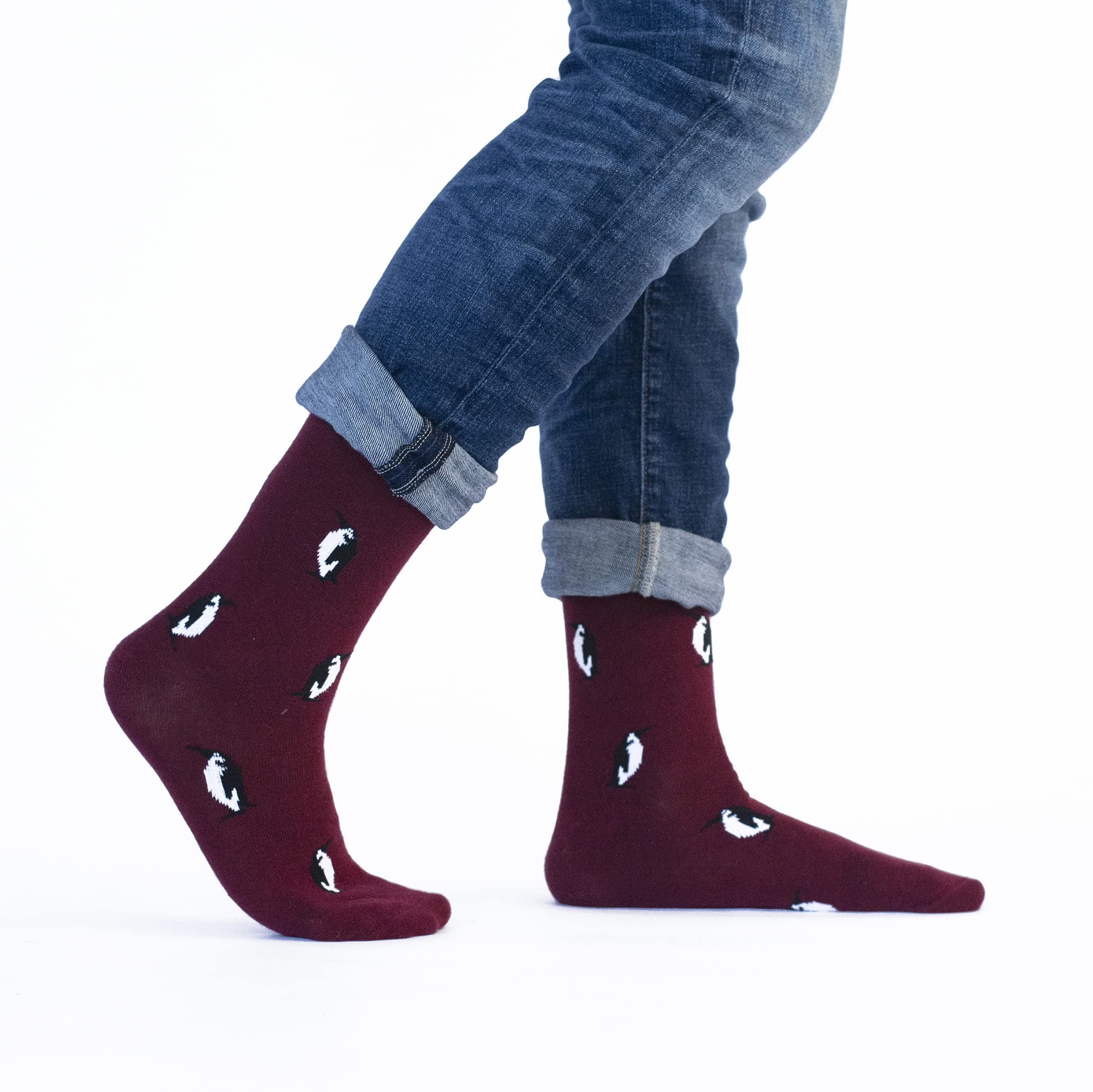 Funny Penguin Socks for Women & Men | Novelty, Cute Animal Socks | Cool Gift for Kids & Adults | Perfect for Christmas, Gifts & Casual Wear