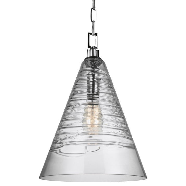Draper Cone Pendant Light Fixture - Modern Industrial Ceiling Lighting for Dining Room, Kitchen Island & Bedroom | Dimmable LED Hanging Lamp with Adjustable Height