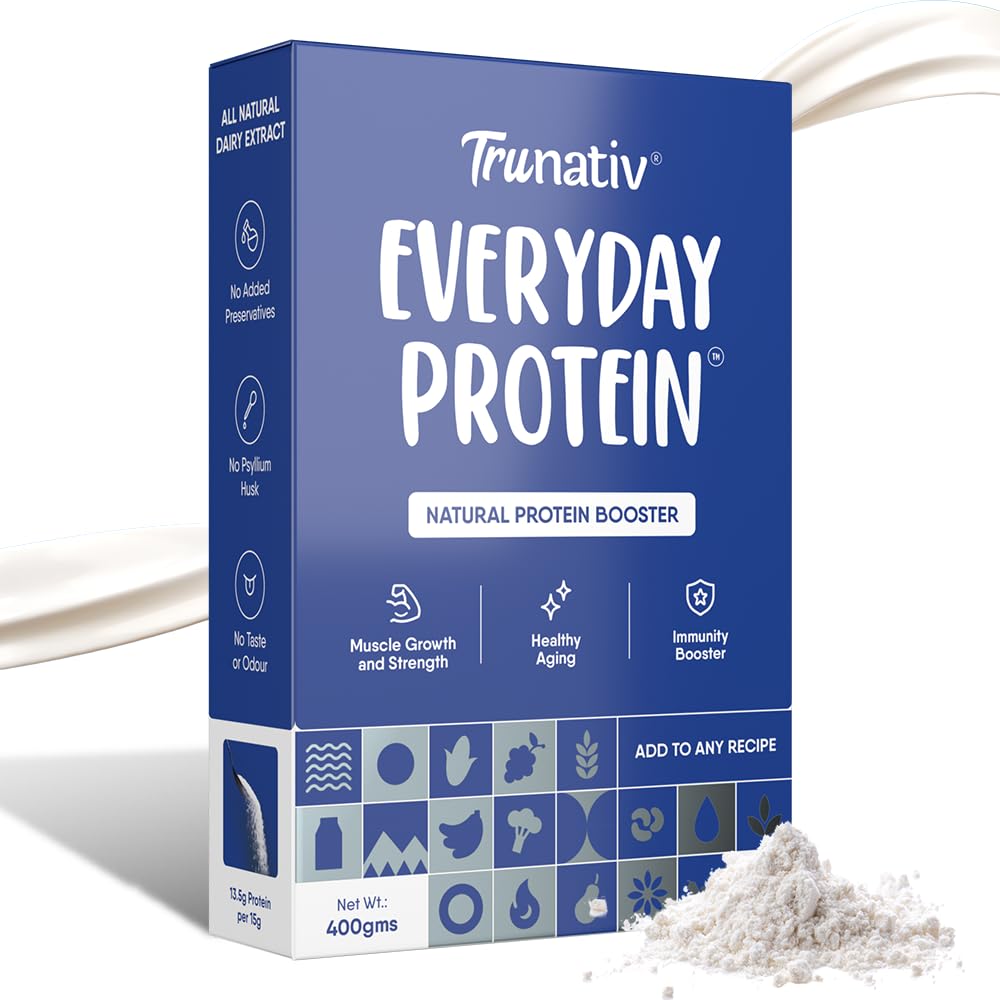 TruNativ Everyday Protein Powder | 90% Pure Irish Whey Protein Isolate | Cook, Bake & Blend | Clean Label Certified Dairy | Family Nutrition | 400g - Perfect for Smoothies, Baking & Post-Workout Recovery