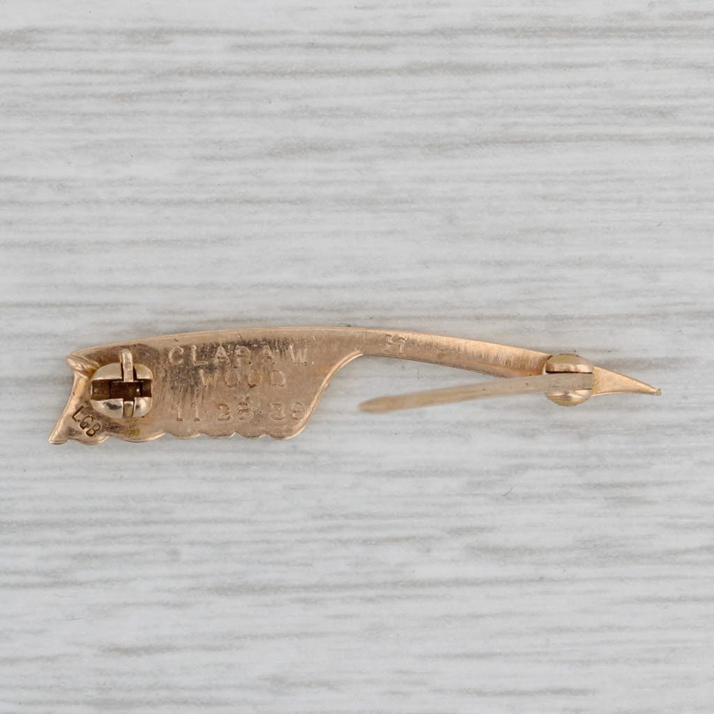 10k Gold Alpha Xi Delta Quill Pin - Vintage Greek Sorority Badge Jewelry for Sorority Sisters, Initiation Gifts & College Greek Life Events