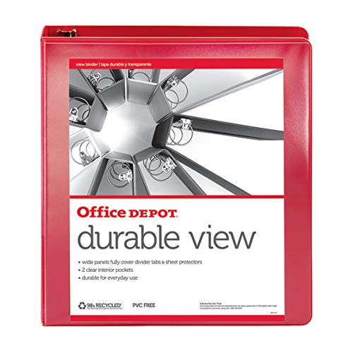 Avery Durable EZ-Turn 1.5 Inch Ring Binder - Heavy Duty 3-Ring Folder for School, Office & Home Organization