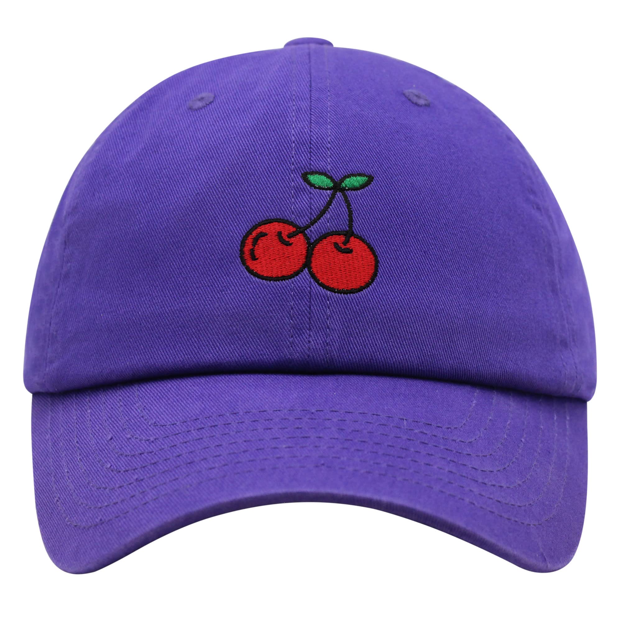 JPAK Premium Embroidered Dad Hat - Stylish Baseball Cap with Cherry Design for Men & Women | Perfect for Outdoor Activities, Casual Wear & Fashion Accessories